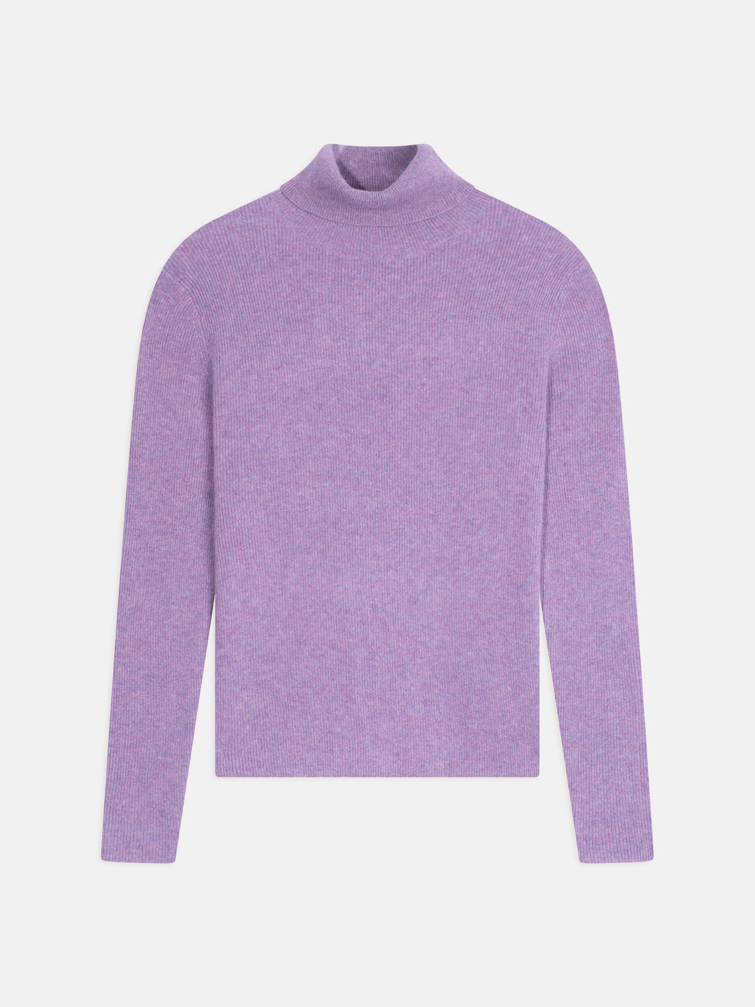 LANAIS pull col roulé lilas chiné