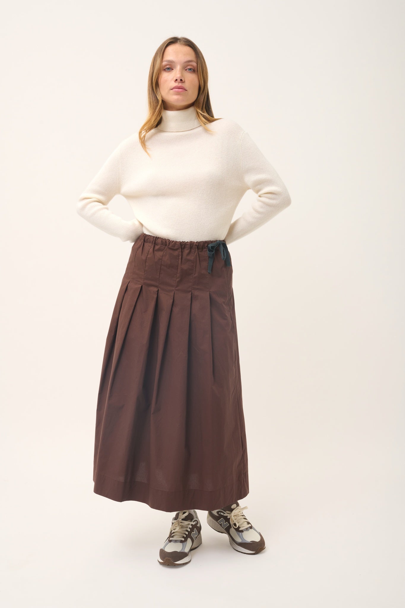 LANAIS snow turtleneck sweater