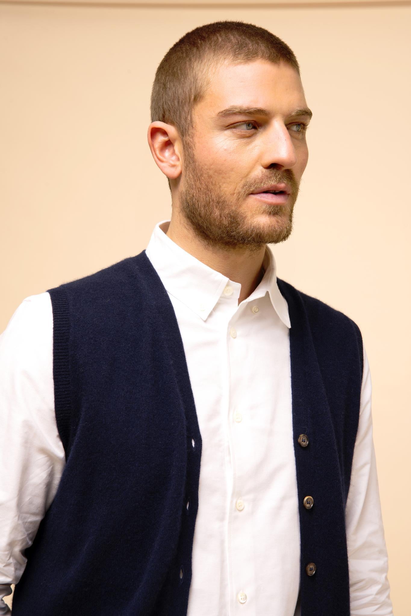 LANA v-neck cardigan navy