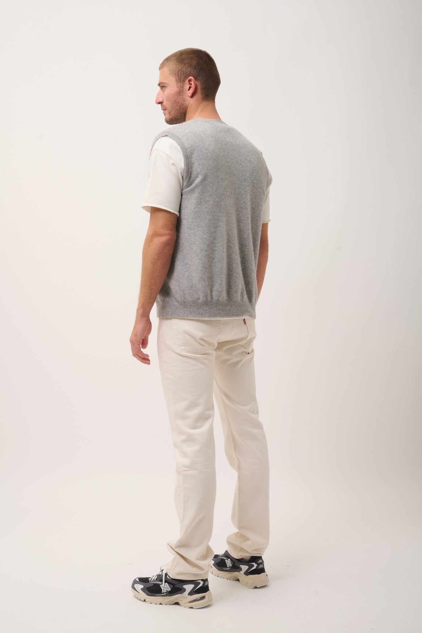 LANA cardigan col v nuage chiné