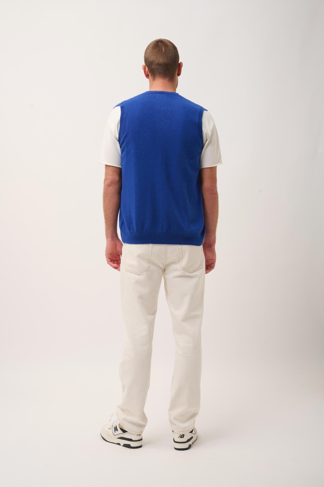 LANA cardigan col v outremer