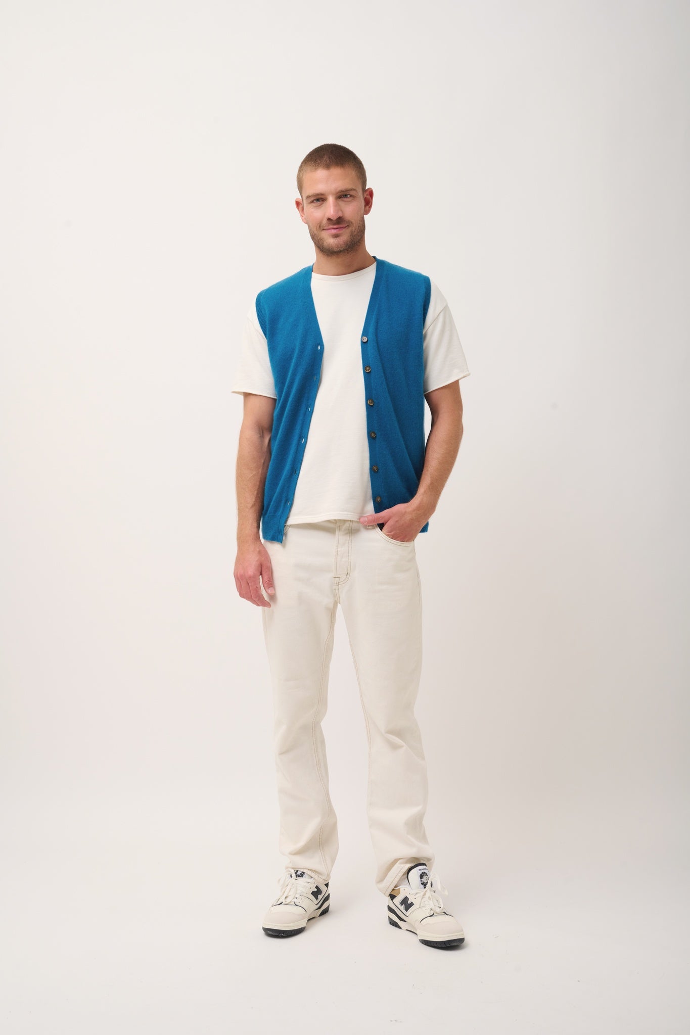 LANA peacock v-neck cardigan