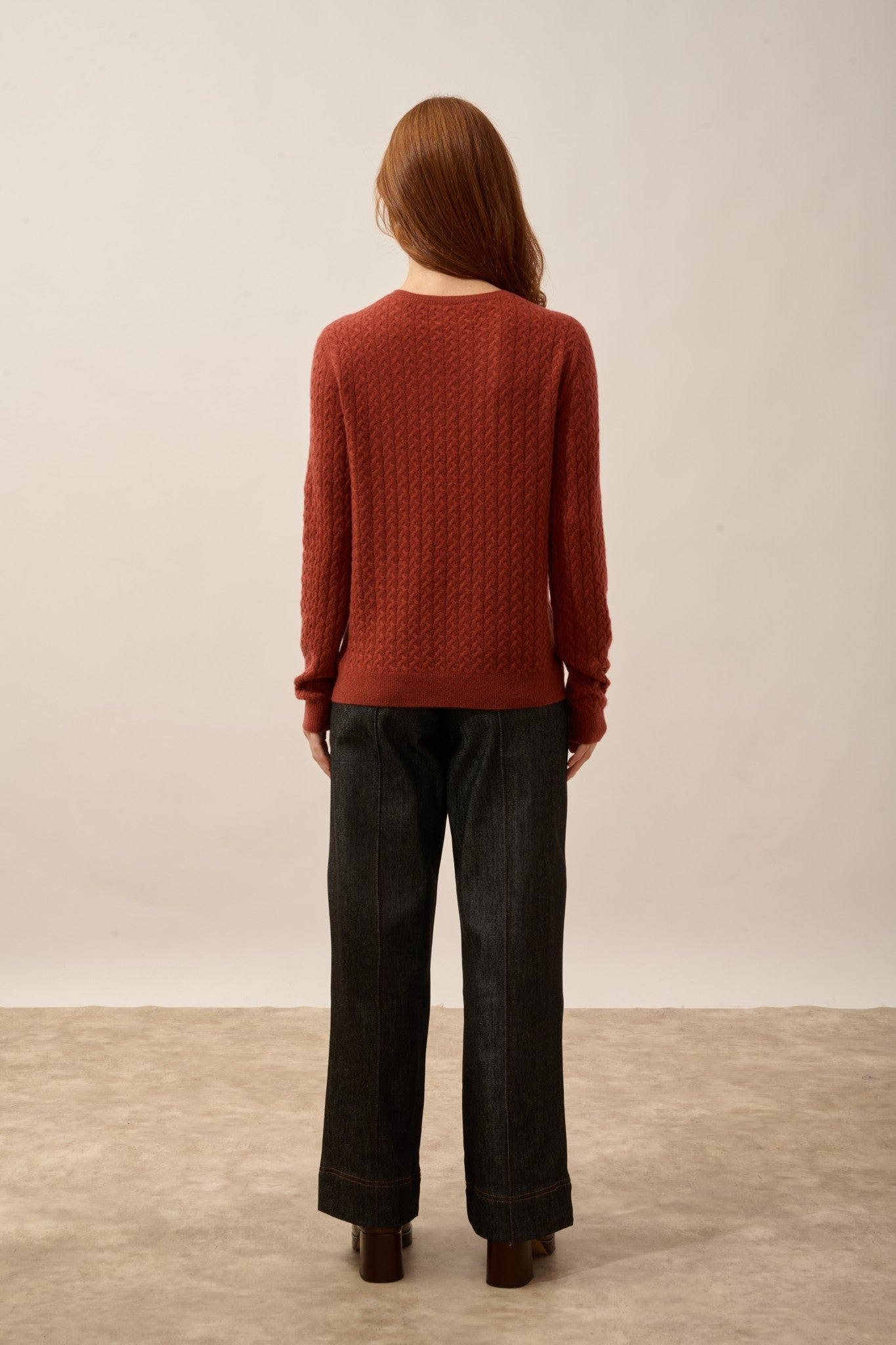 laura cardigan col rond cerise