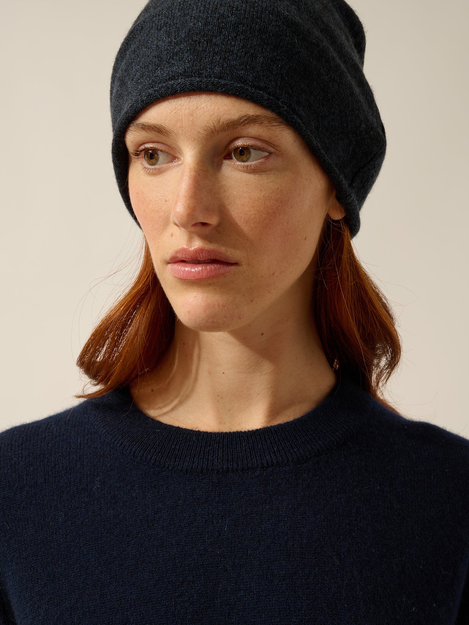 LAUREN caviar beanie