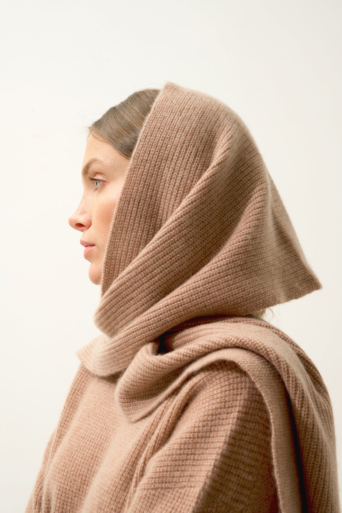 LEA écharpe 4 fils camel chiné