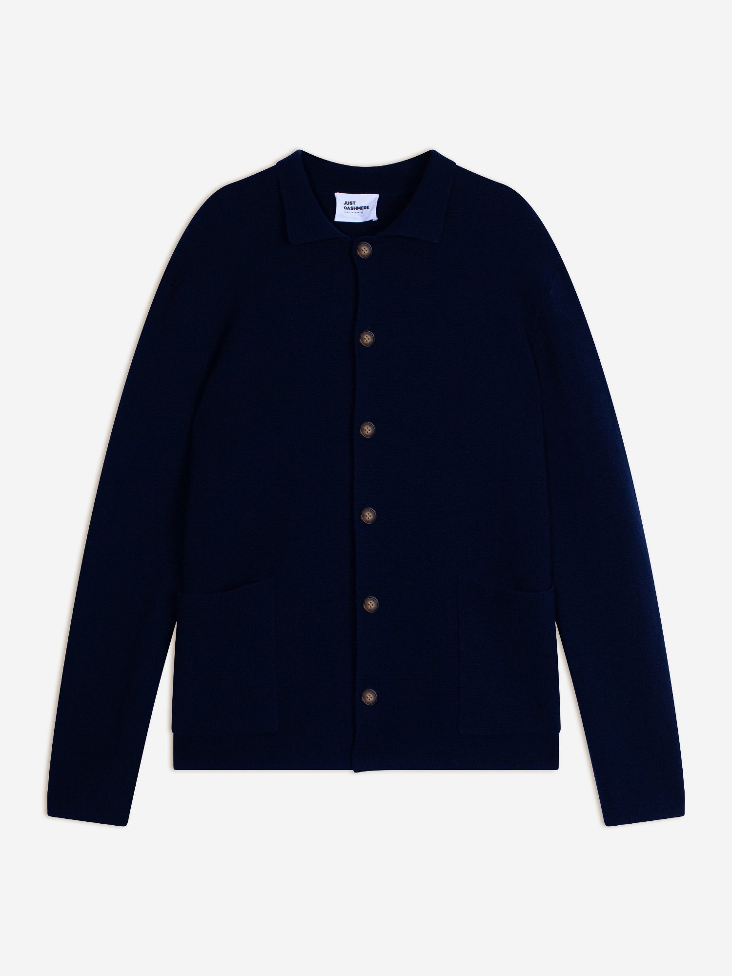 LEIFUR jacket shirt collar navy