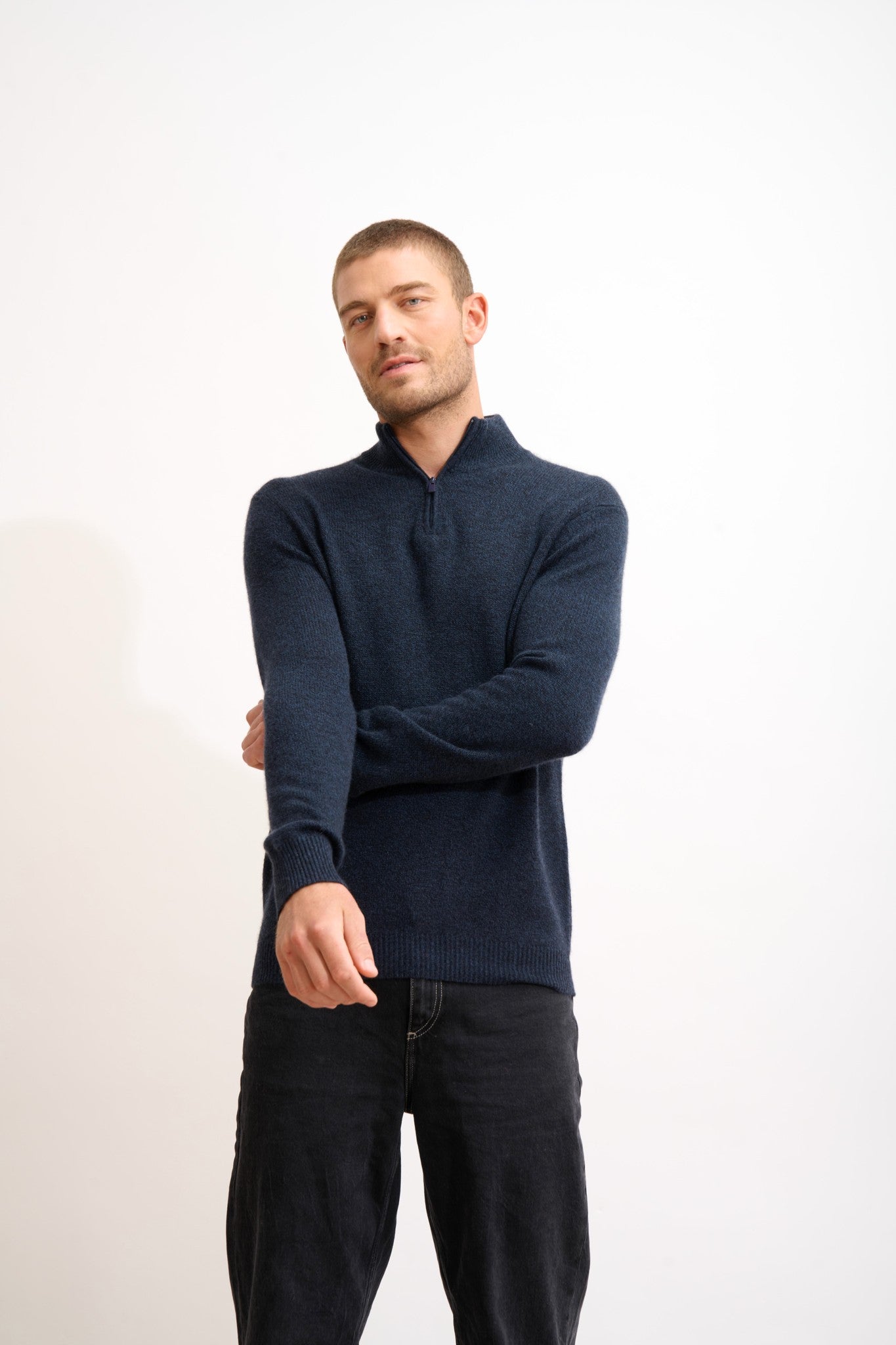 leonie pull col camionneur caviar