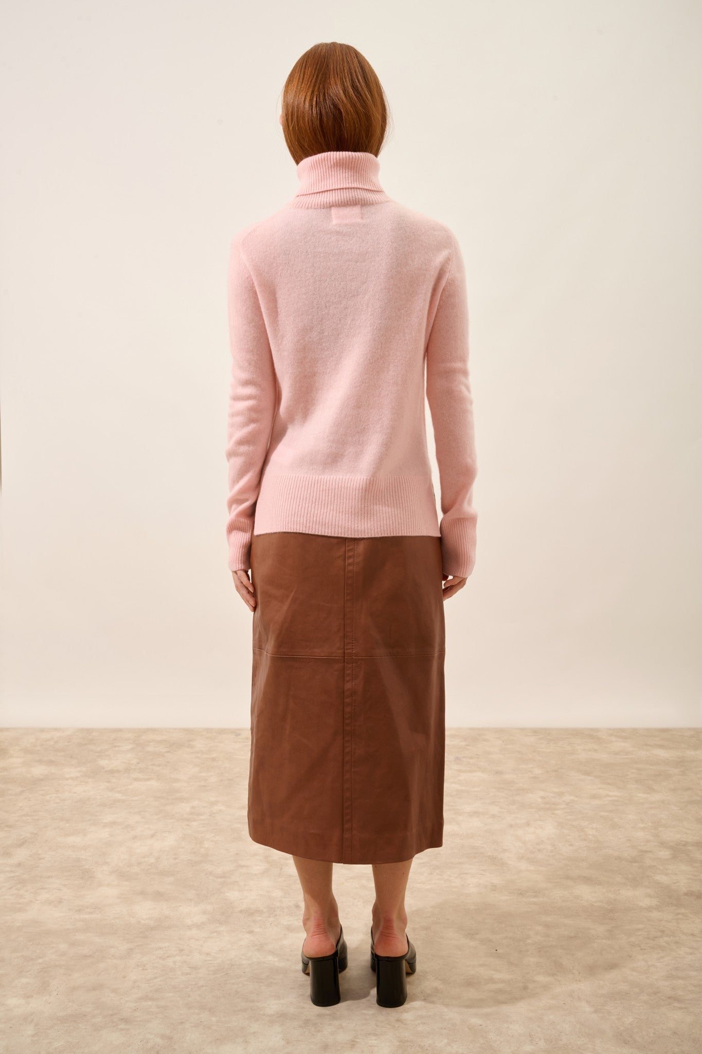 lexie pull col roulé ballerine 100% cachemire