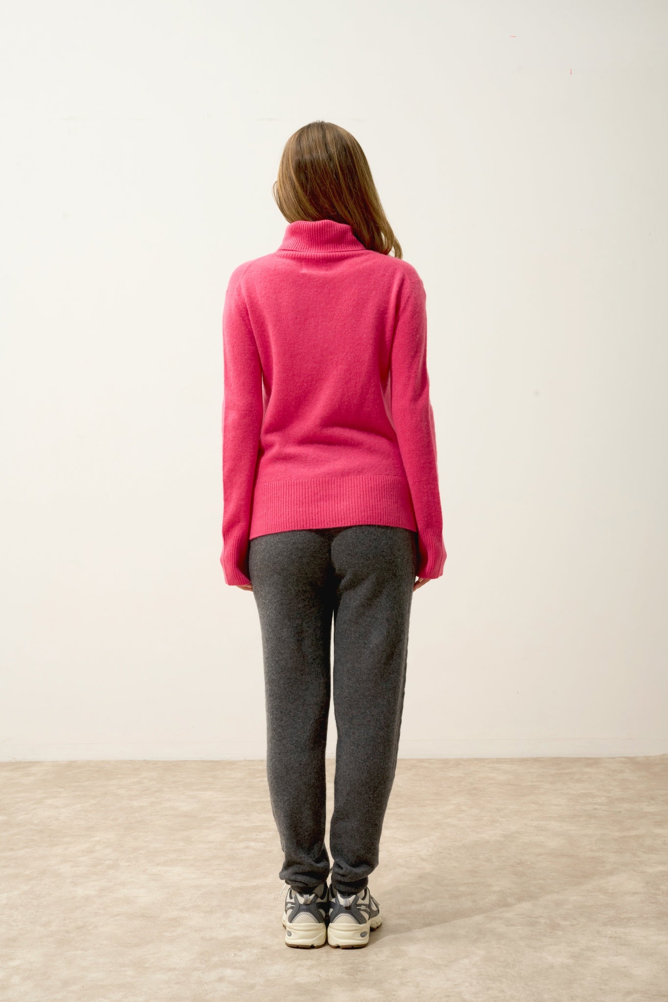 LEXIE strawberry turtleneck sweater