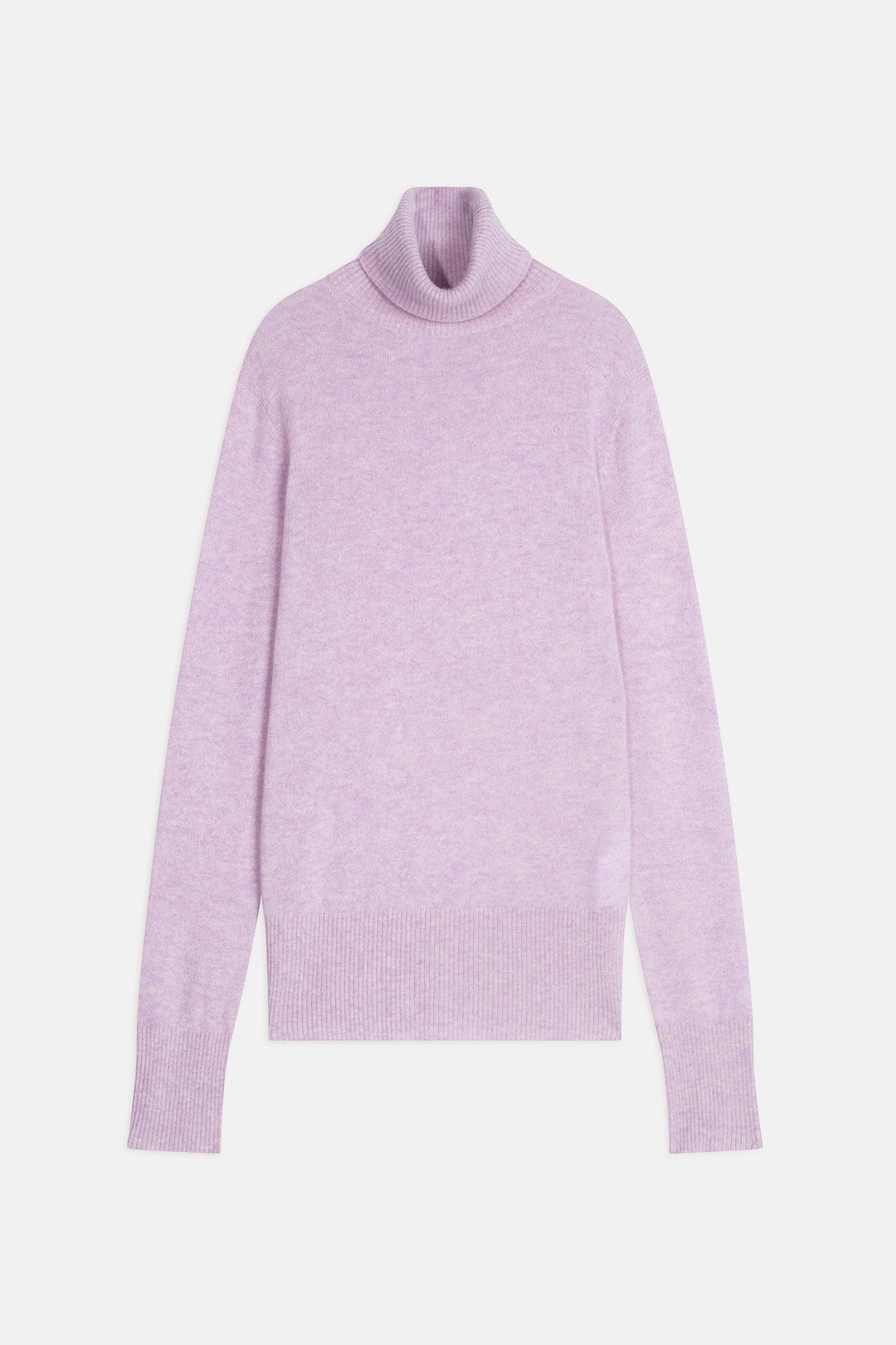 LEXIE mauve turtleneck sweater