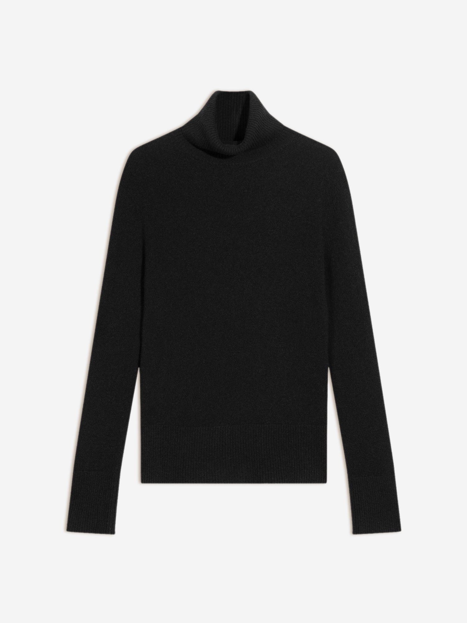 LEXIE pull col roulé noir