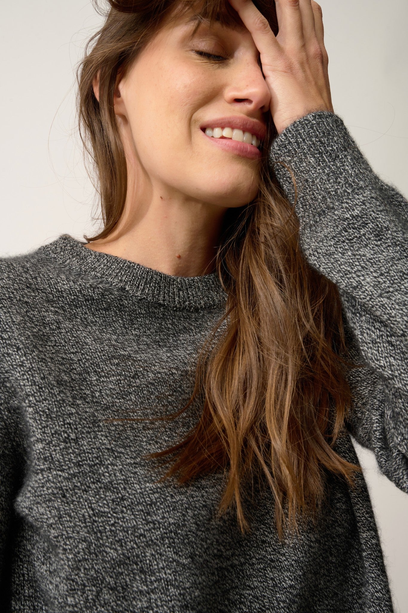 lexini pull col rond noir/blanc