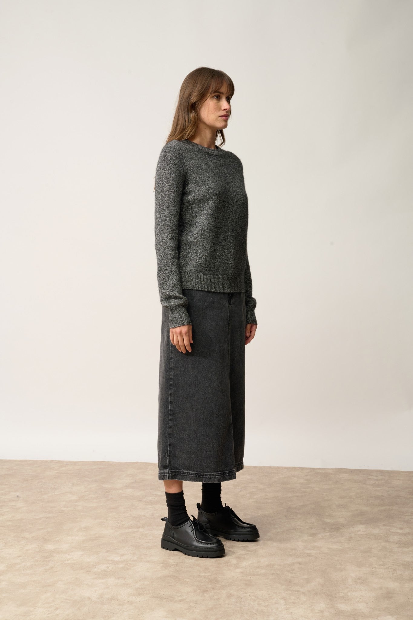 lexini pull col rond noir/blanc