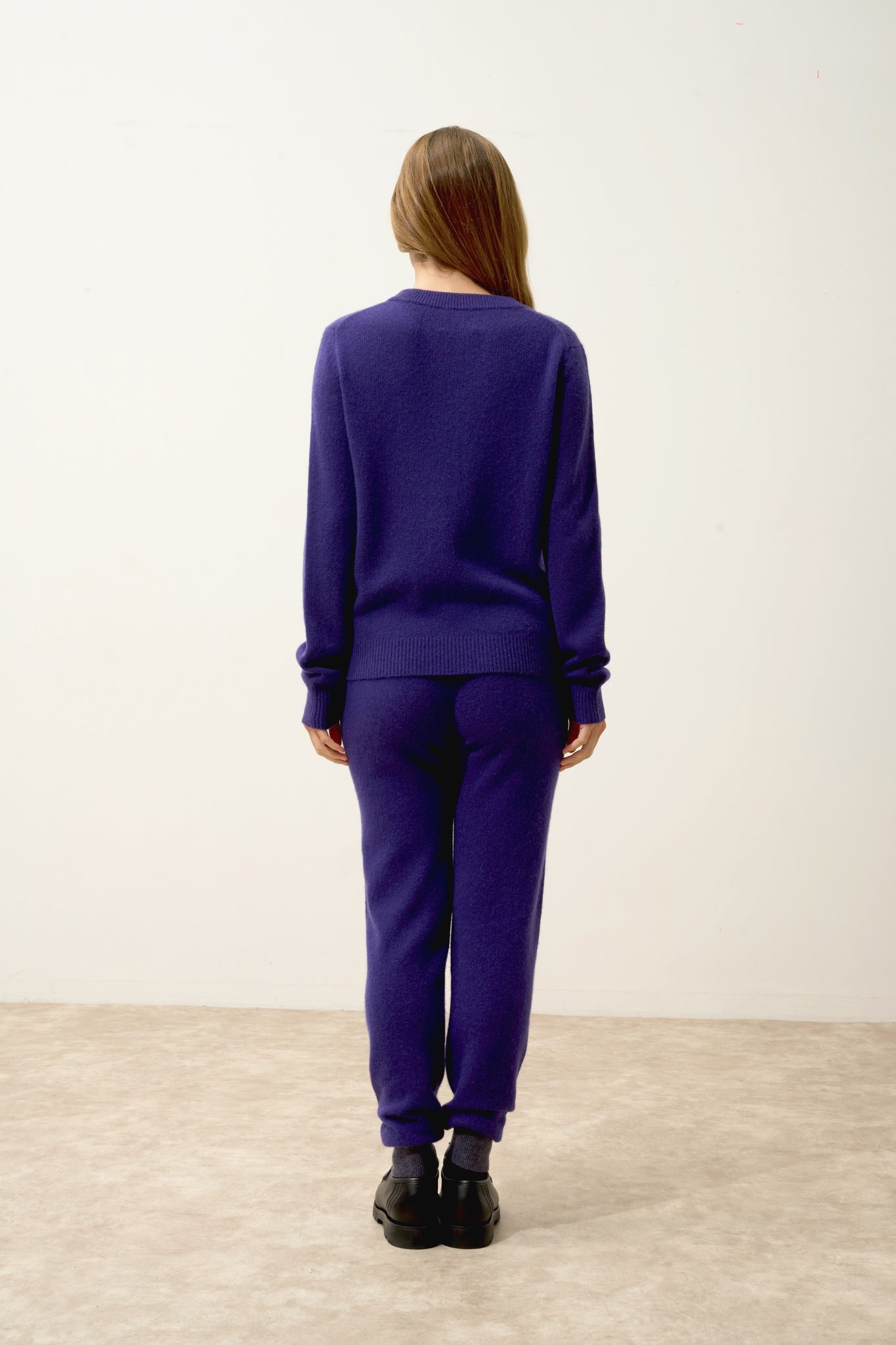 LEXINI pull col rond purple