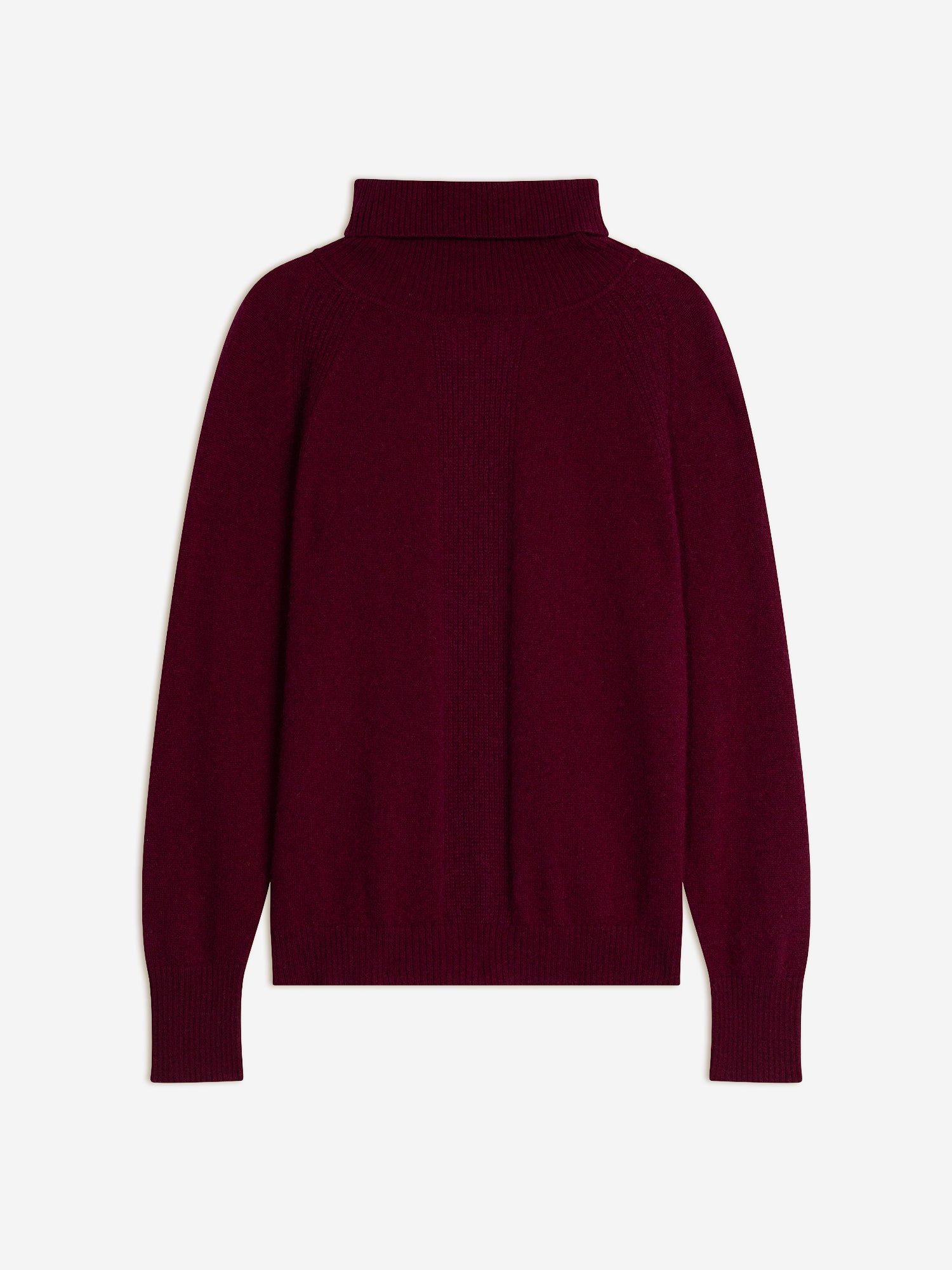 LILLY burgundy turtleneck sweater