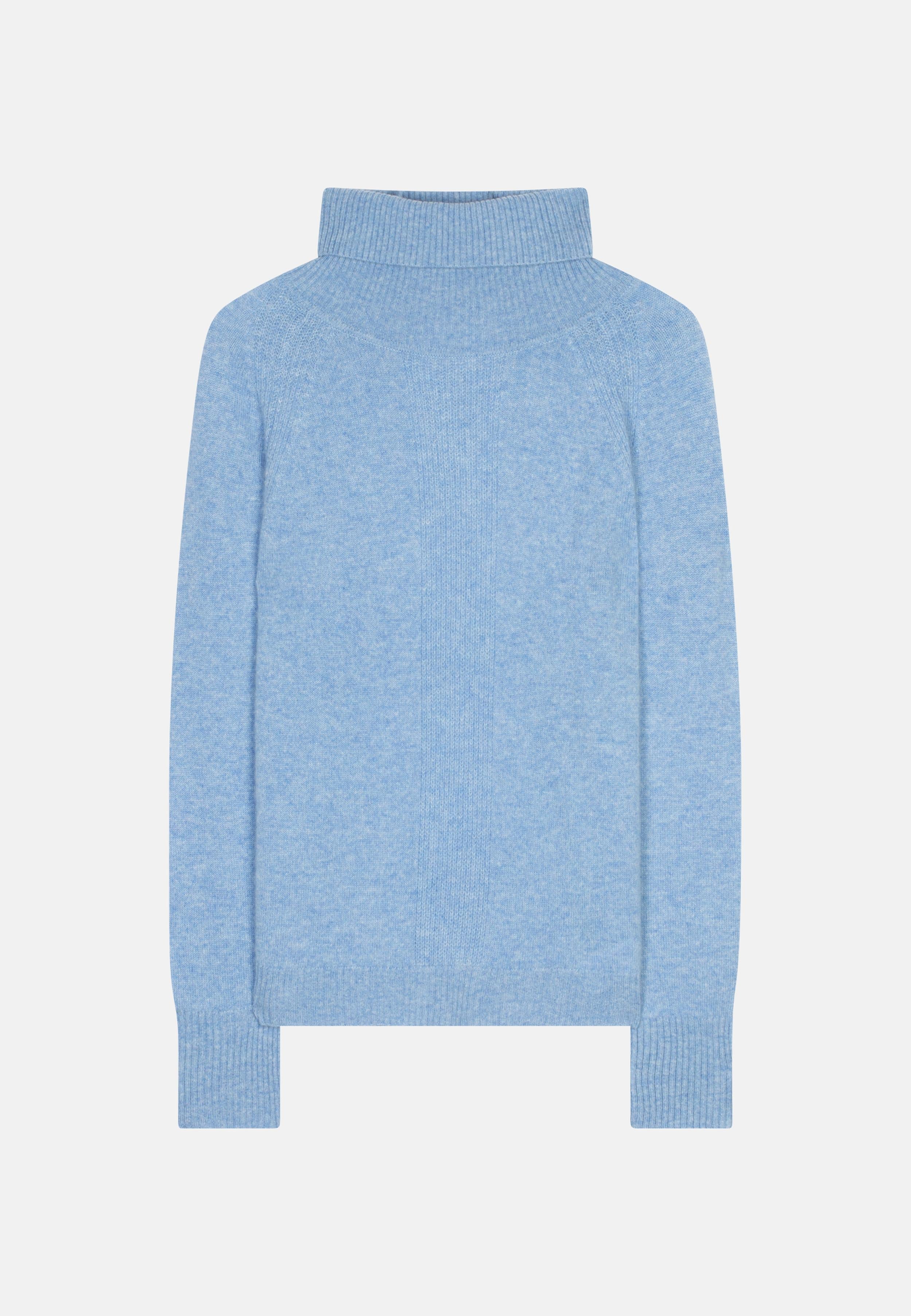 LILLY turtleneck sweater sky