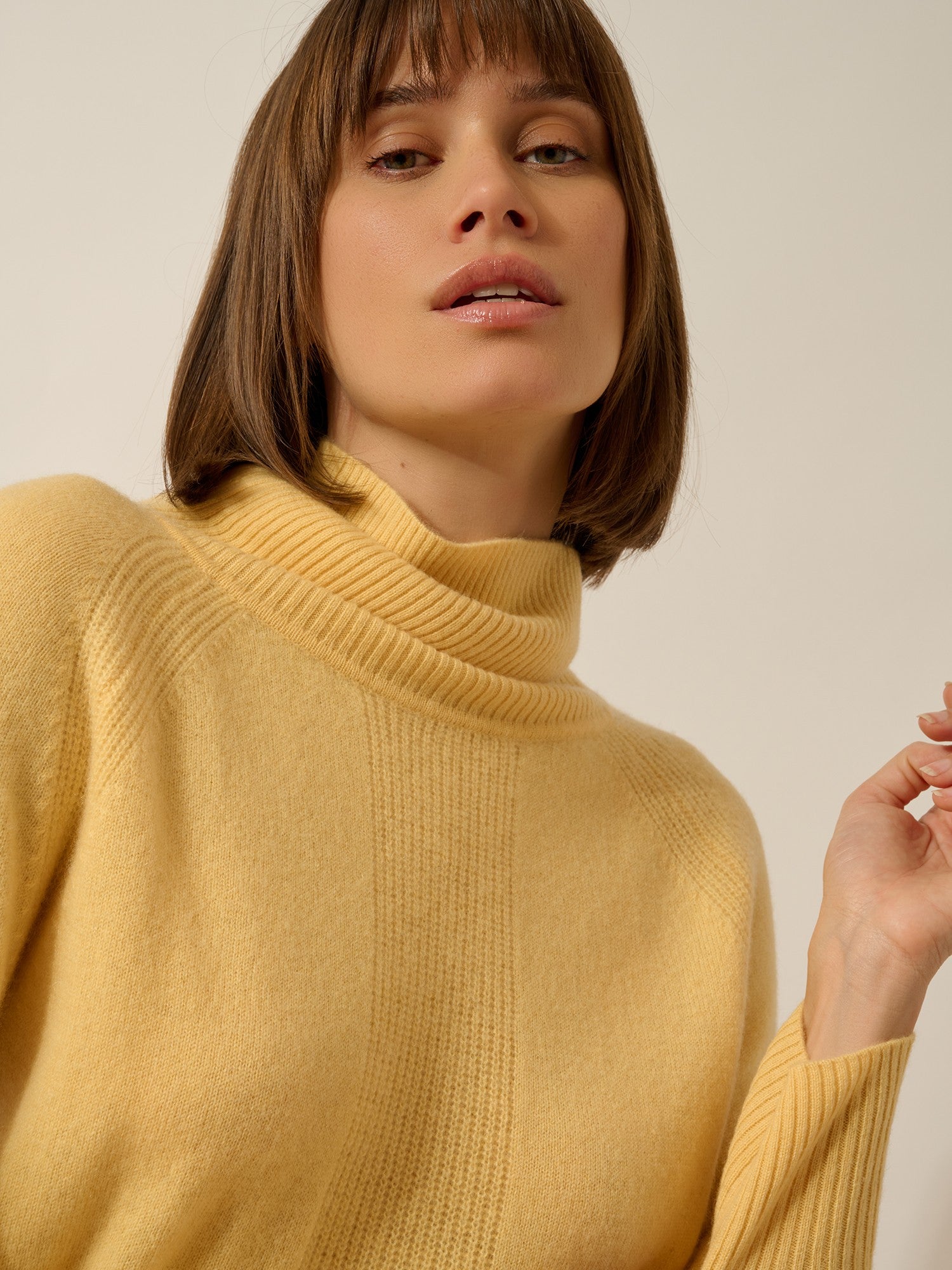 Lilly vanilla turtleneck sweater