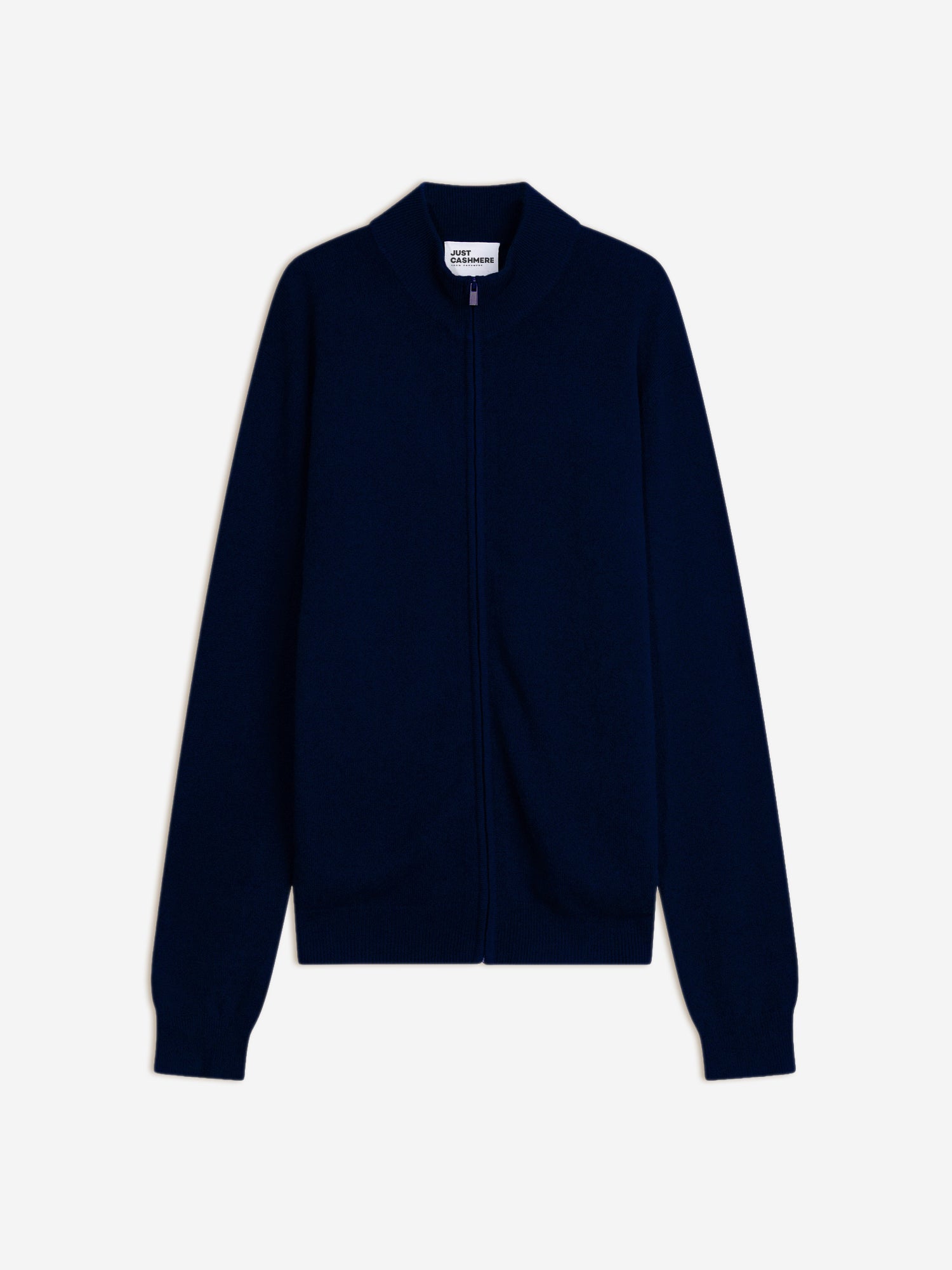 LILOU gilet zippé col montant navy