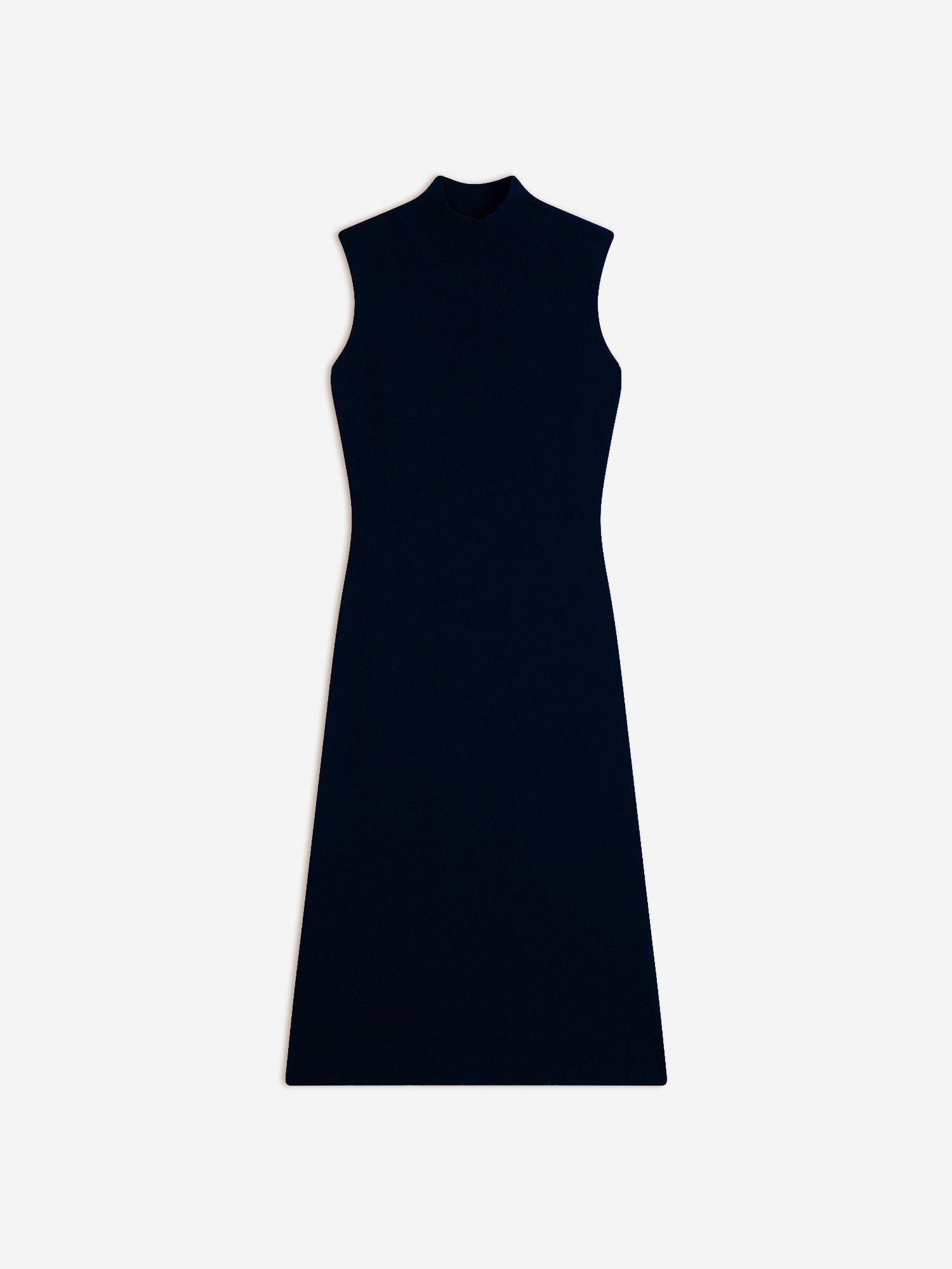 LOLA robe col montant navy