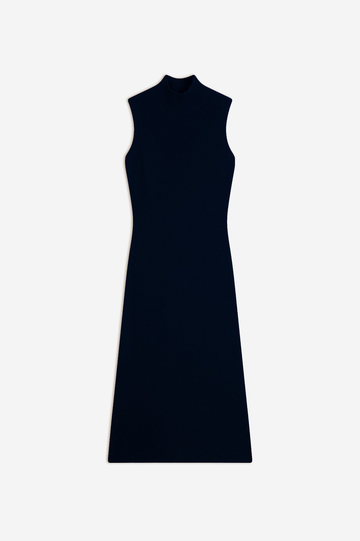 lola robe col montant navy