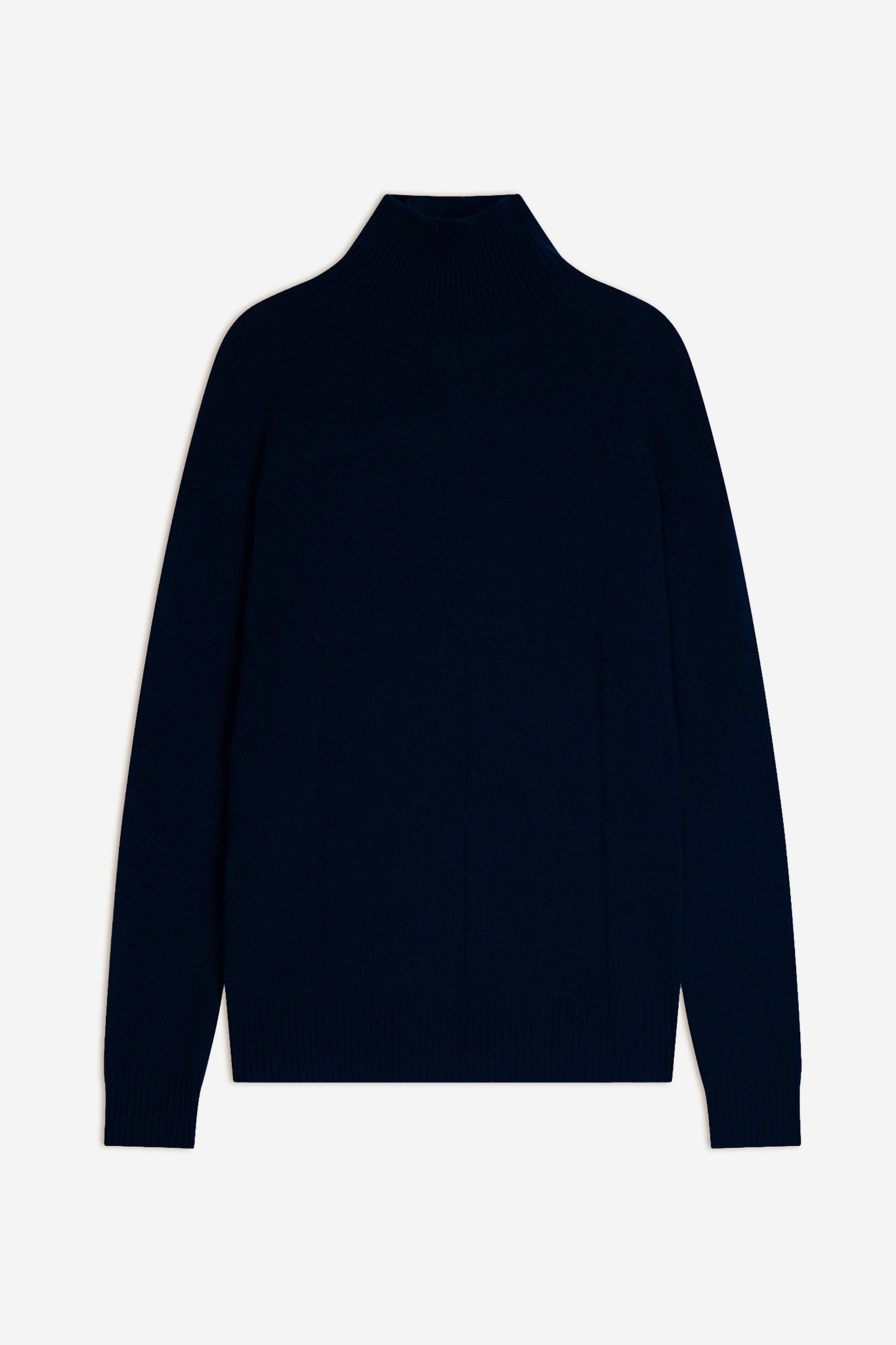 loralia pull col roulé navy