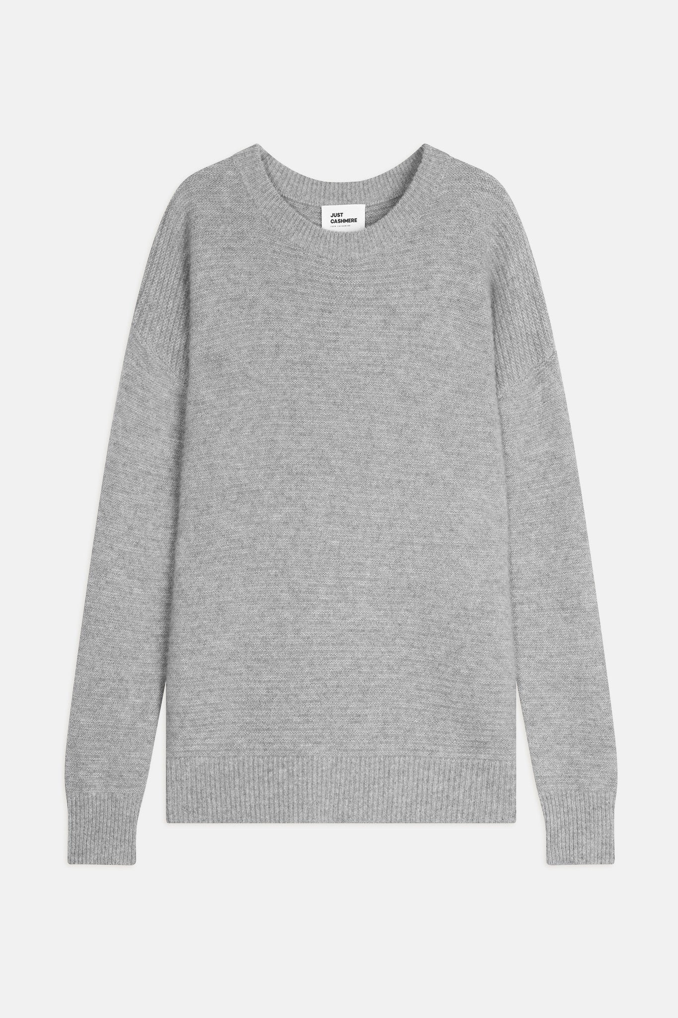 louna pull col rond nuage chiné