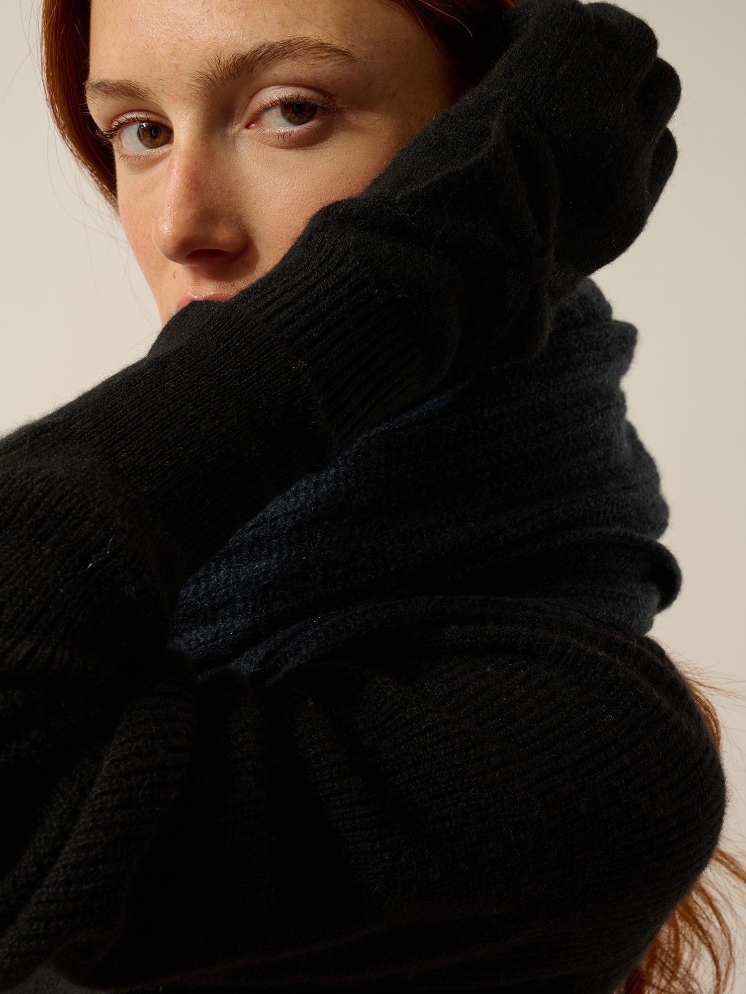 lucy gants 4 fils noir