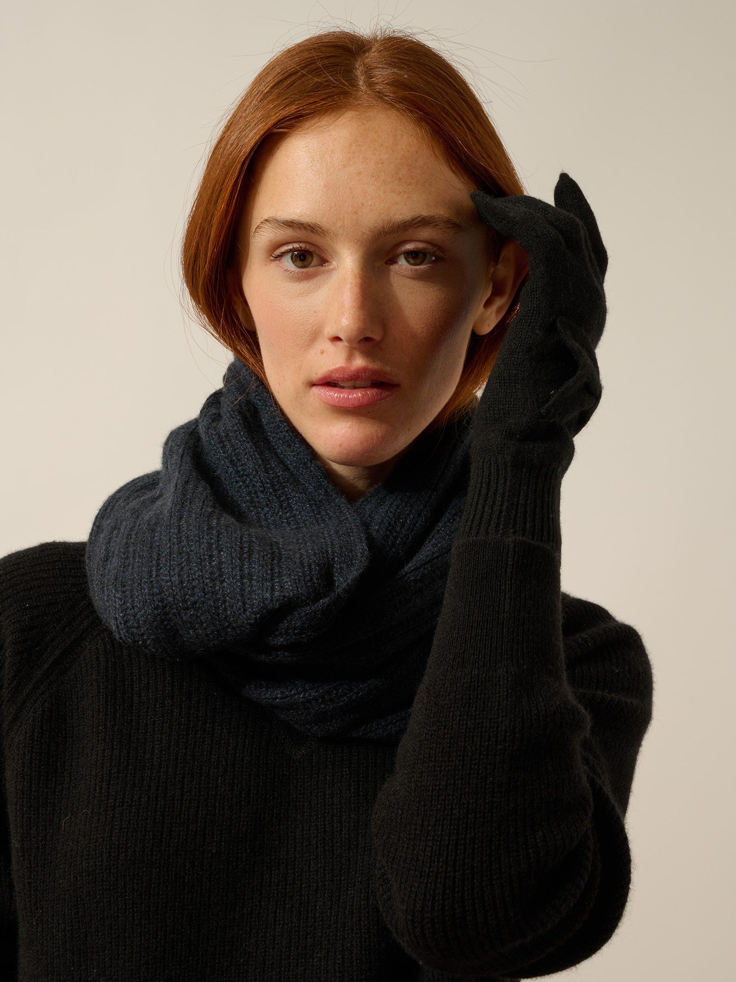 lucy gants 4 fils noir