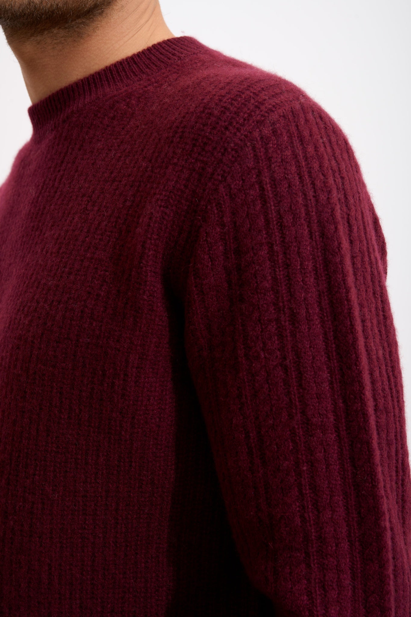 LUKKA pull col rond mûre