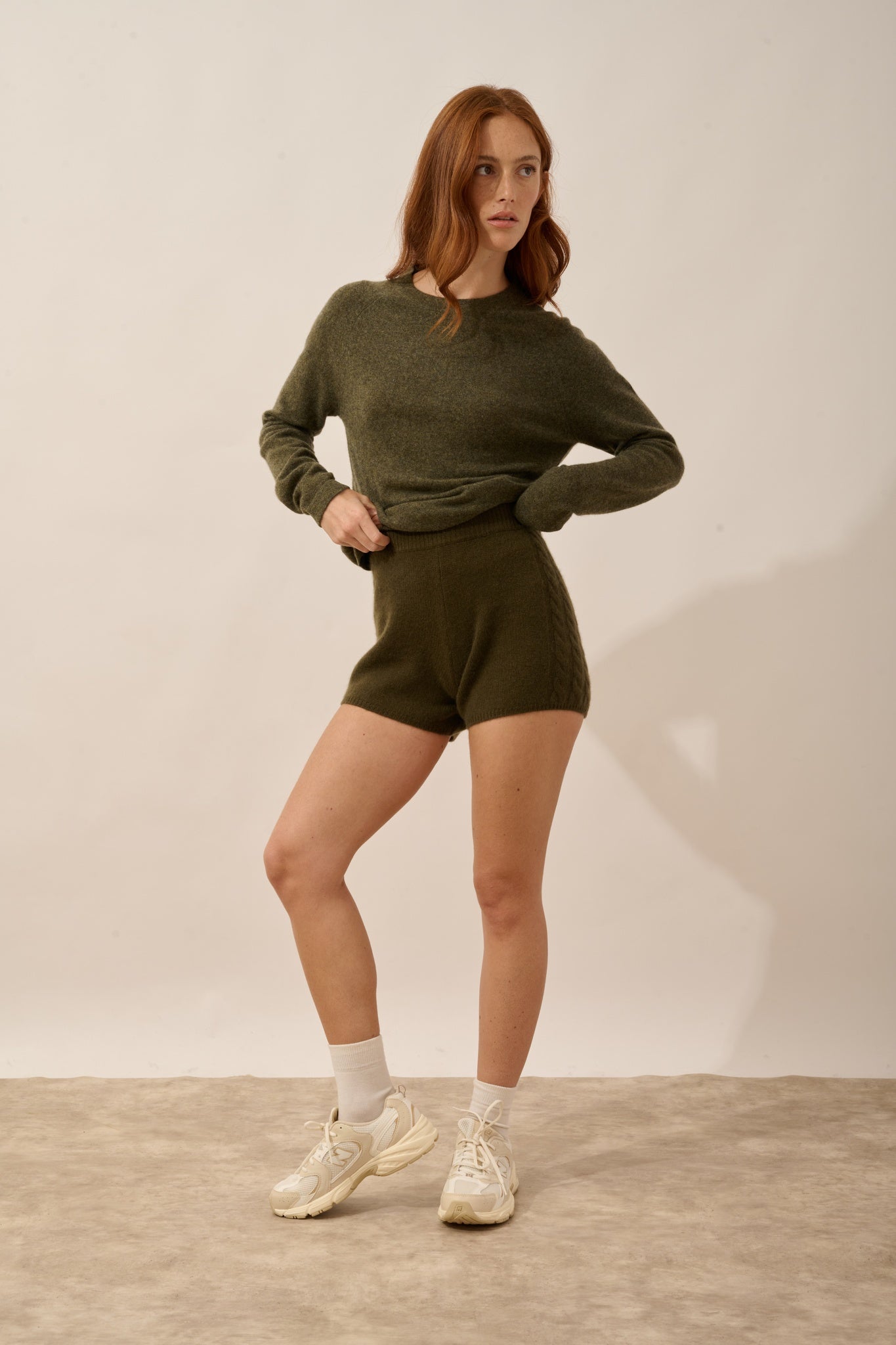 LUNA short 4 fils chatain