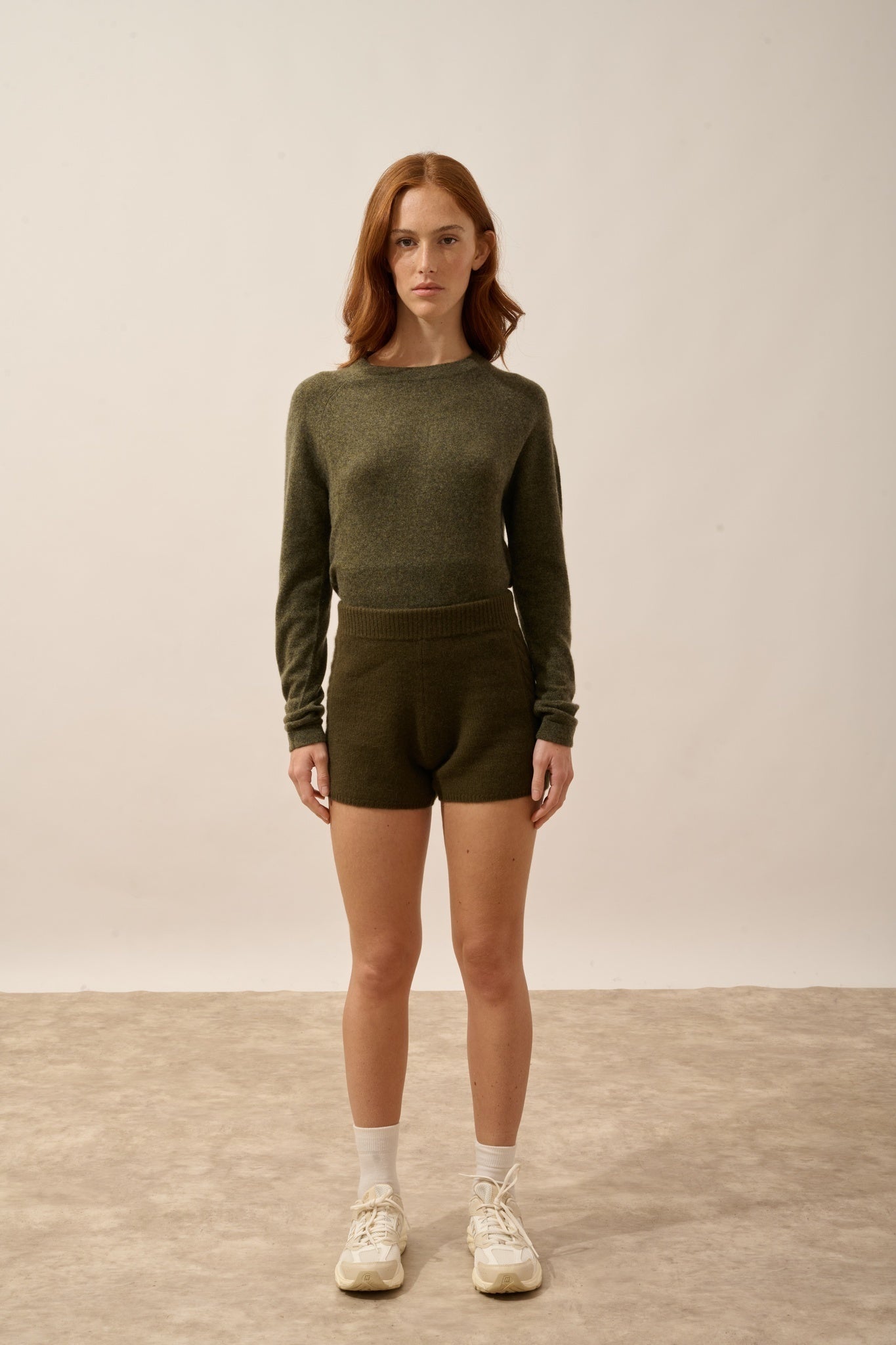 LUNA 4-thread brown shorts