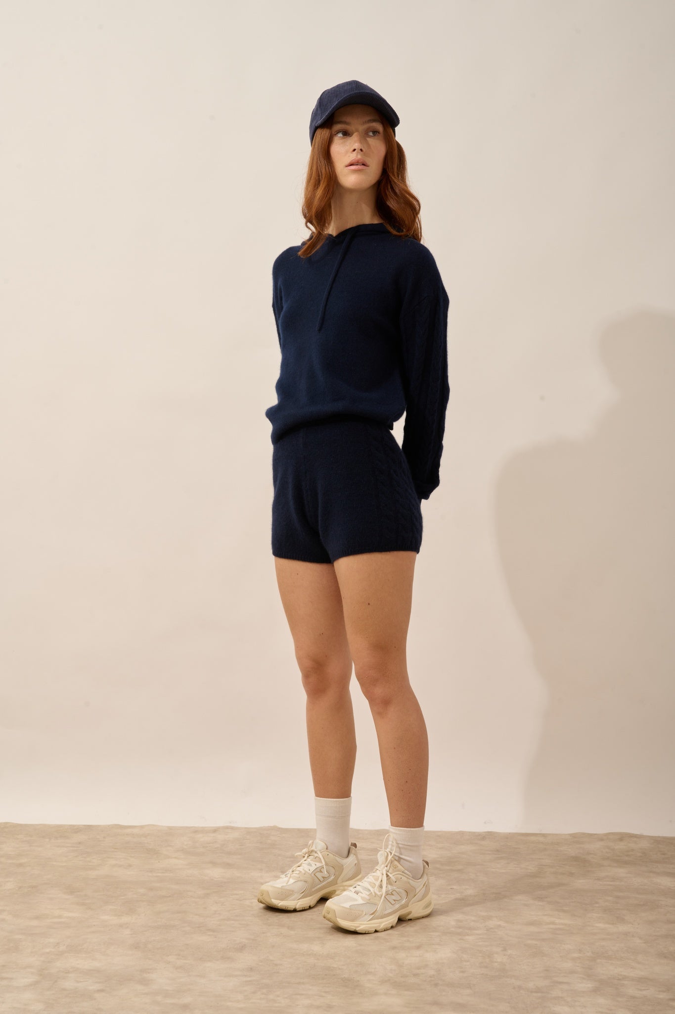 LUNA short 4 fils navy