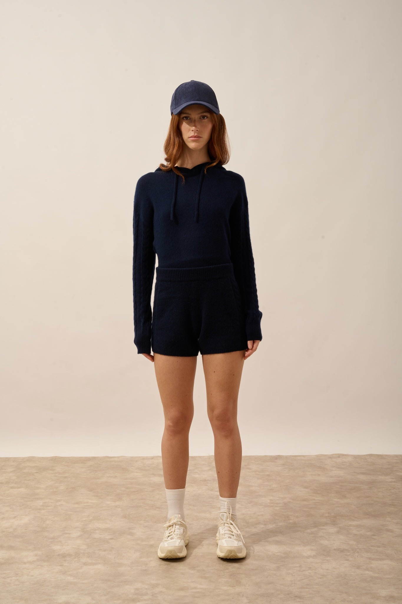 LUNA short 4 fils navy