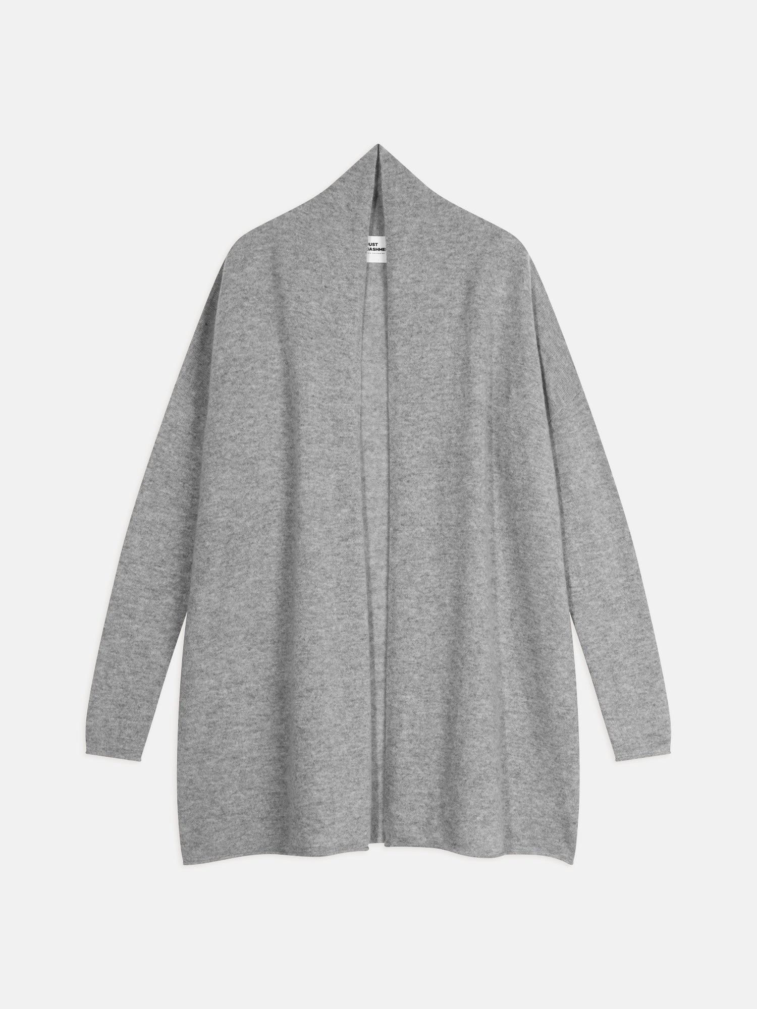 MADDIE shawl-collared cardigan nuage chiné