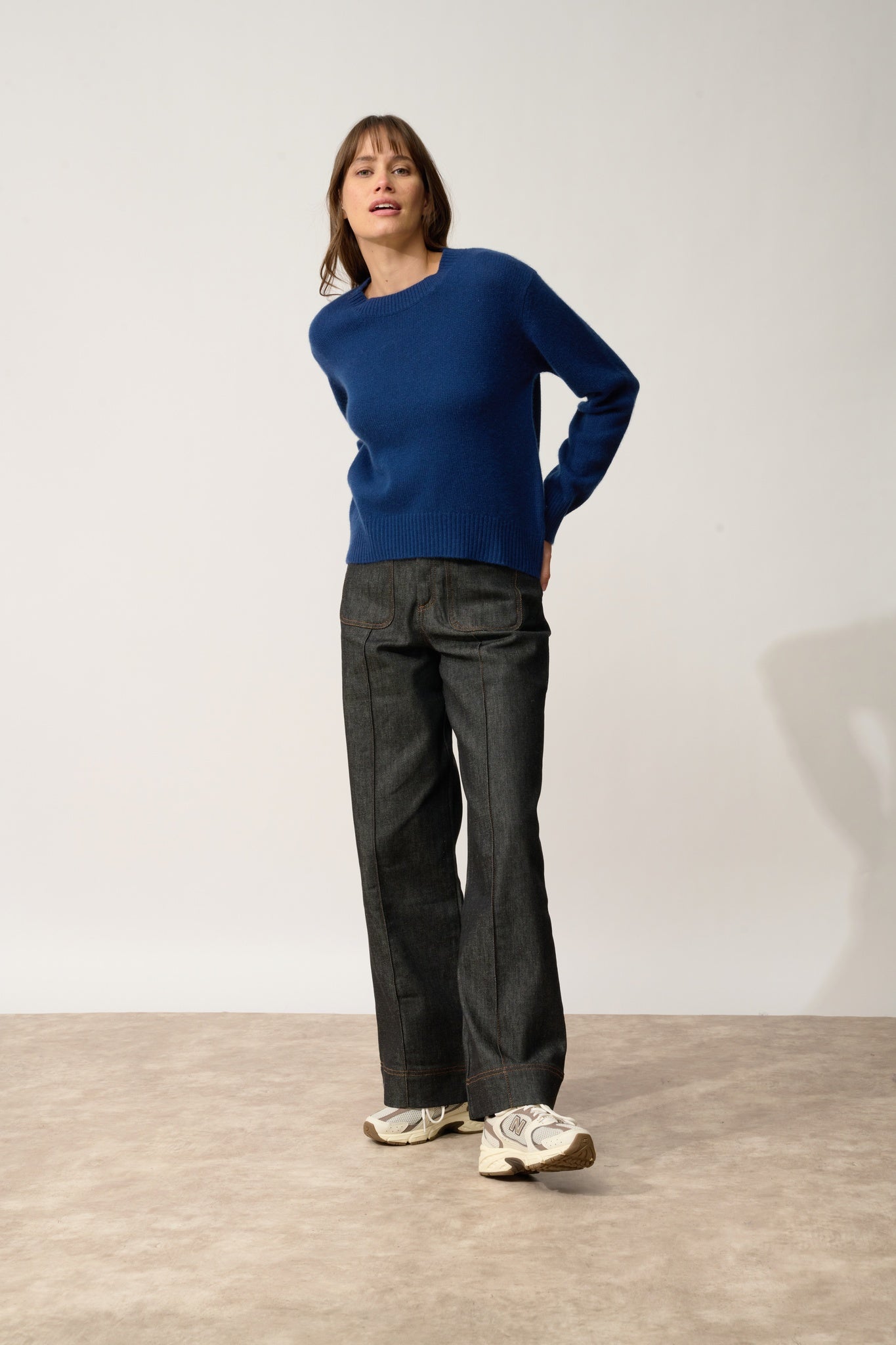 MARGAUX pull col rond minuit