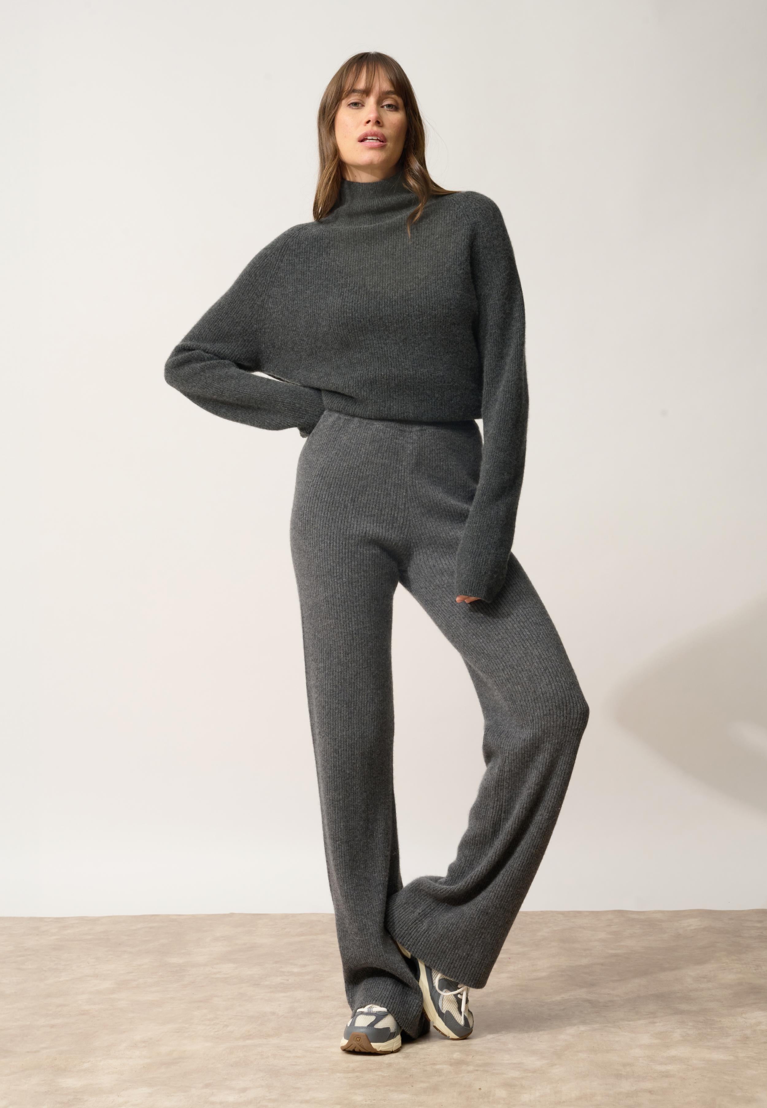 MARGRET pantalon anthracite chiné