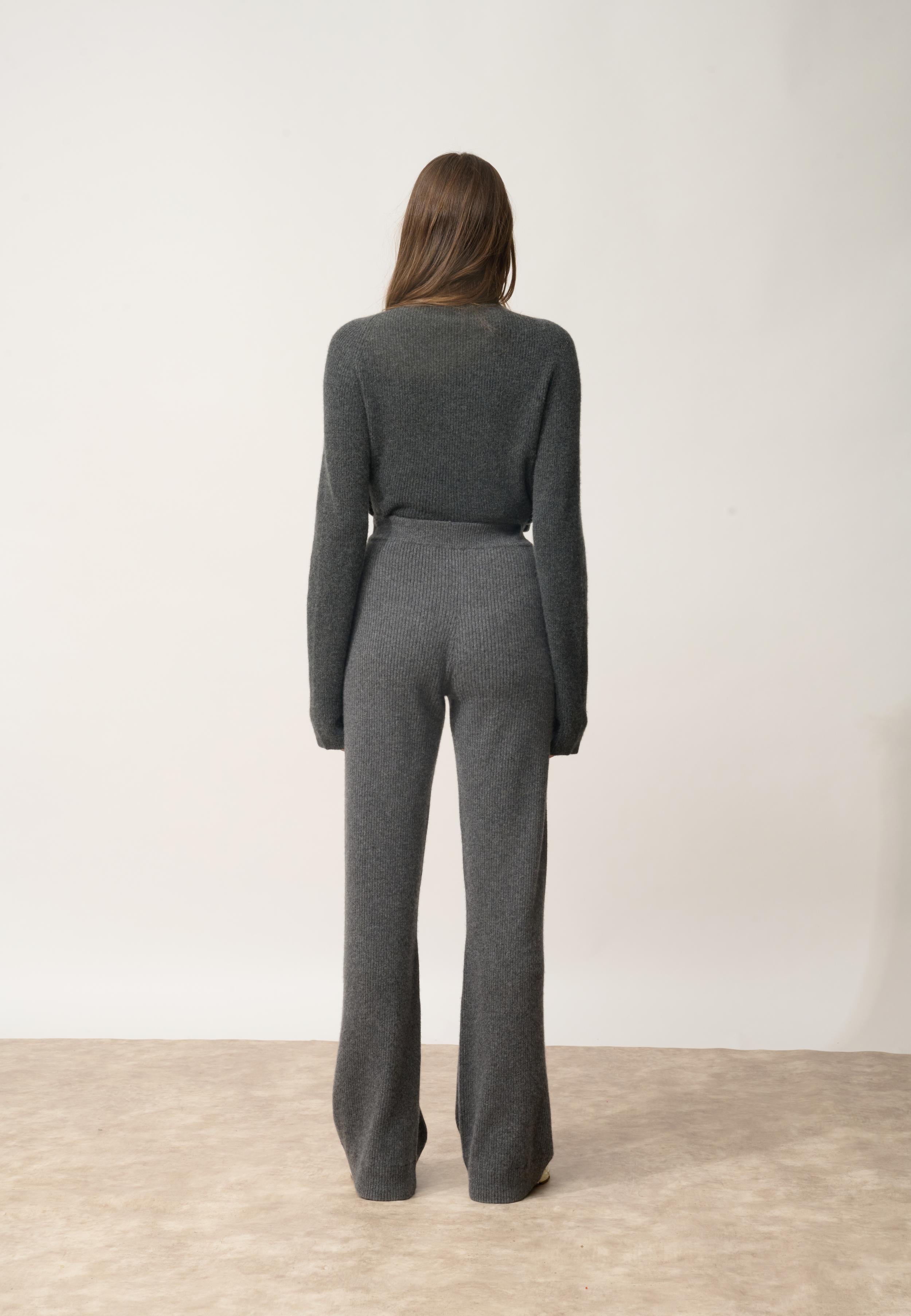 MARGRET pantalon anthracite chiné