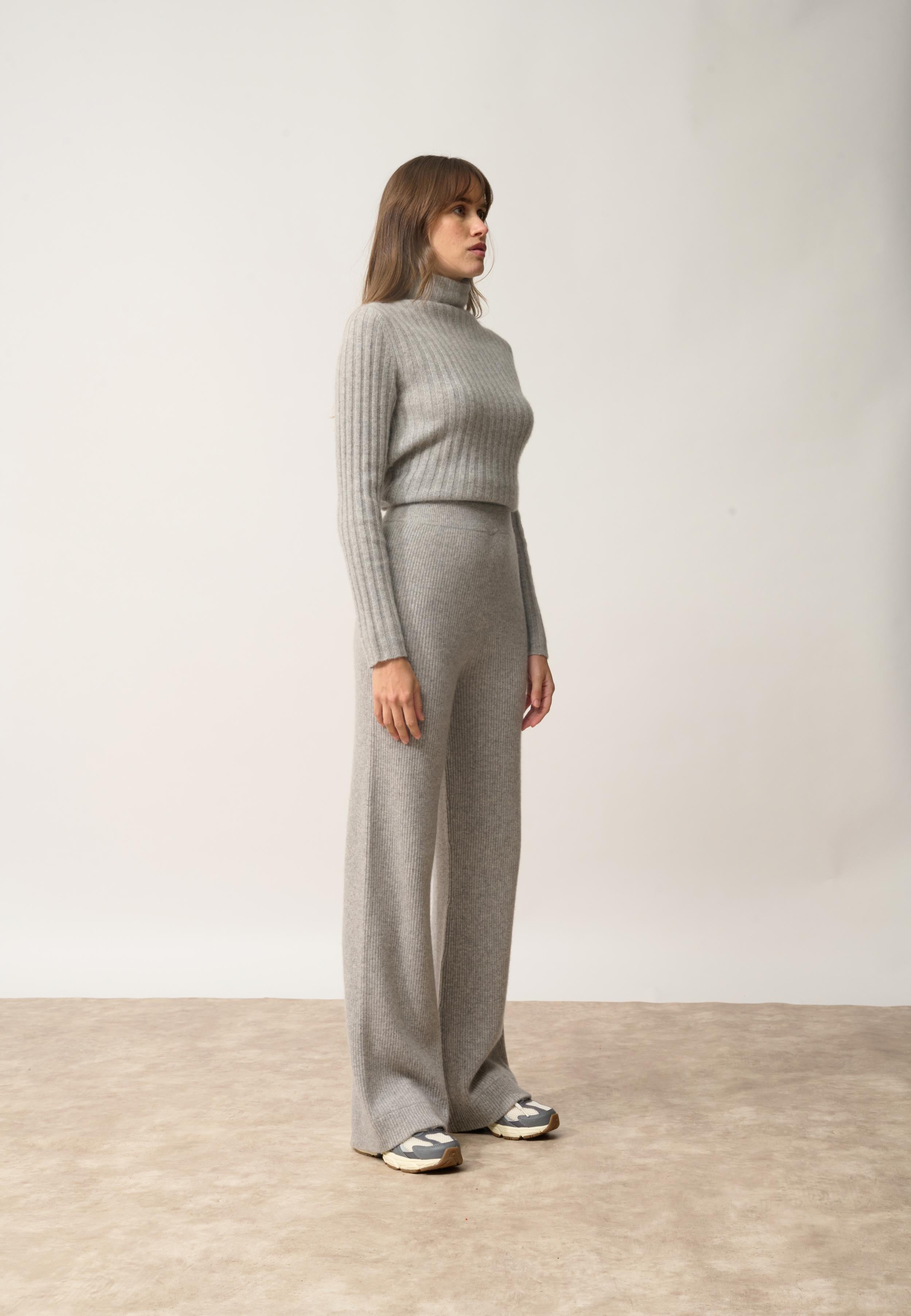 MARGRET pantalon nuage chiné