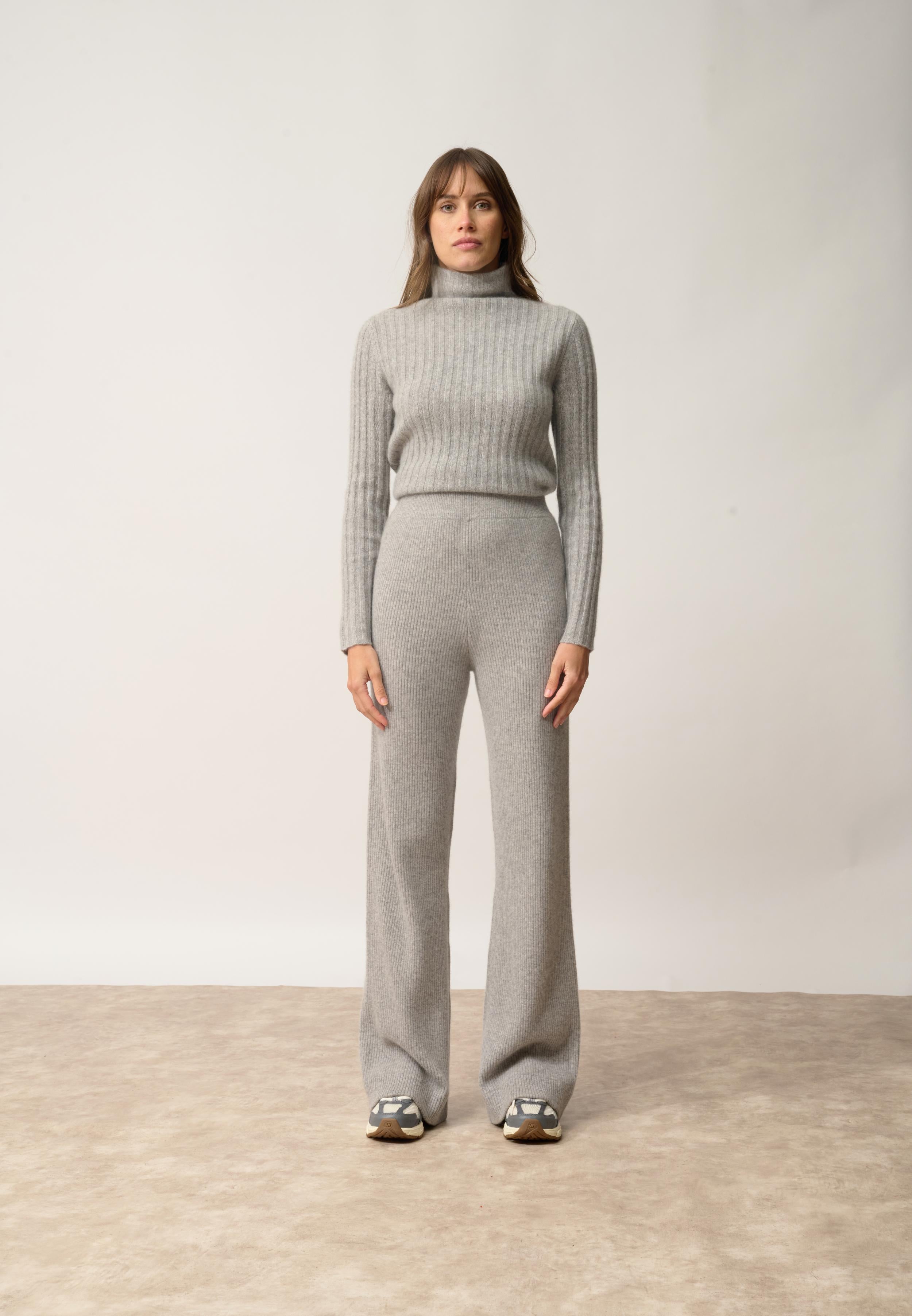 MARGRET pantalon nuage chiné