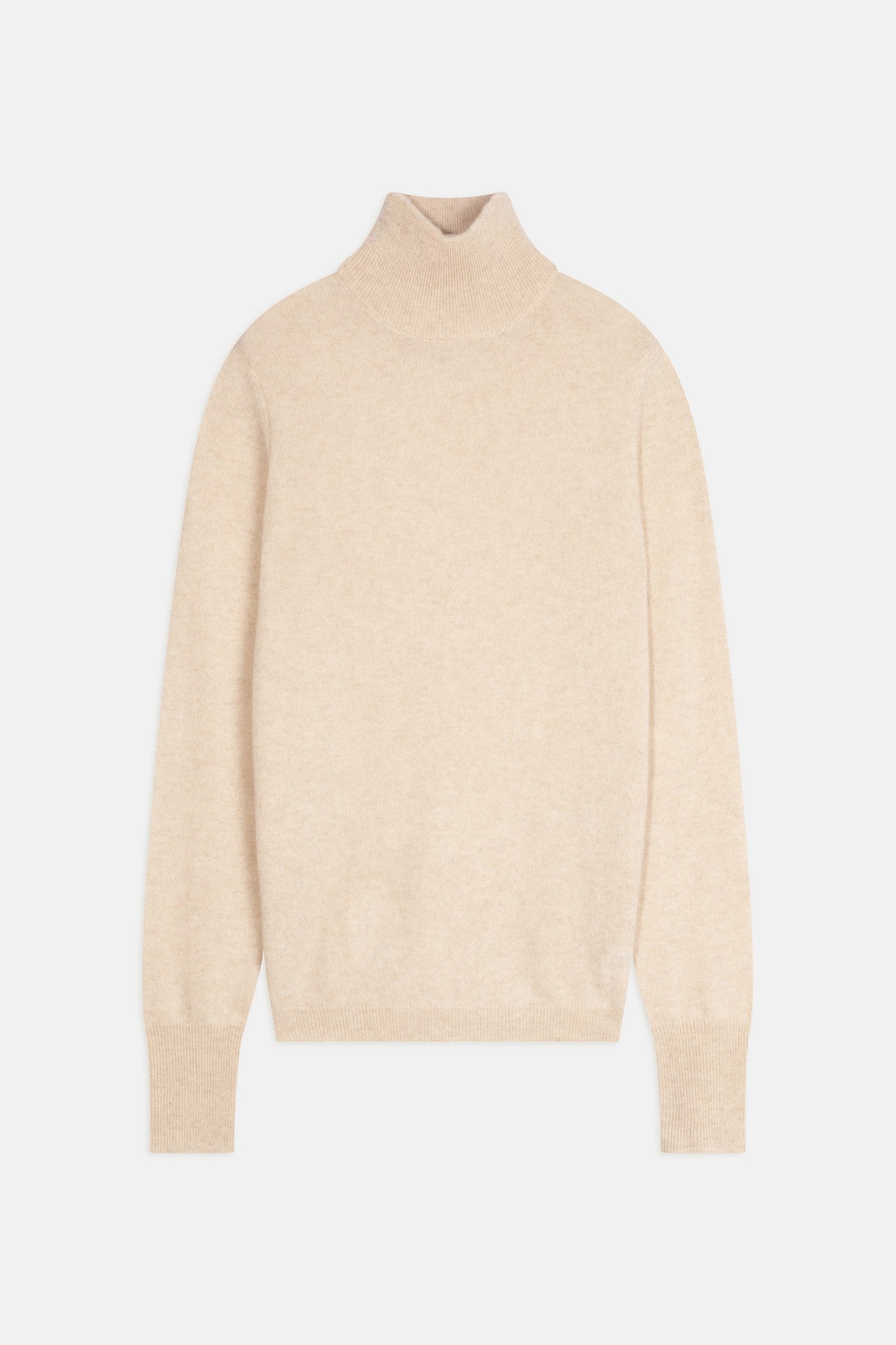 marivon pull col roulé avoine