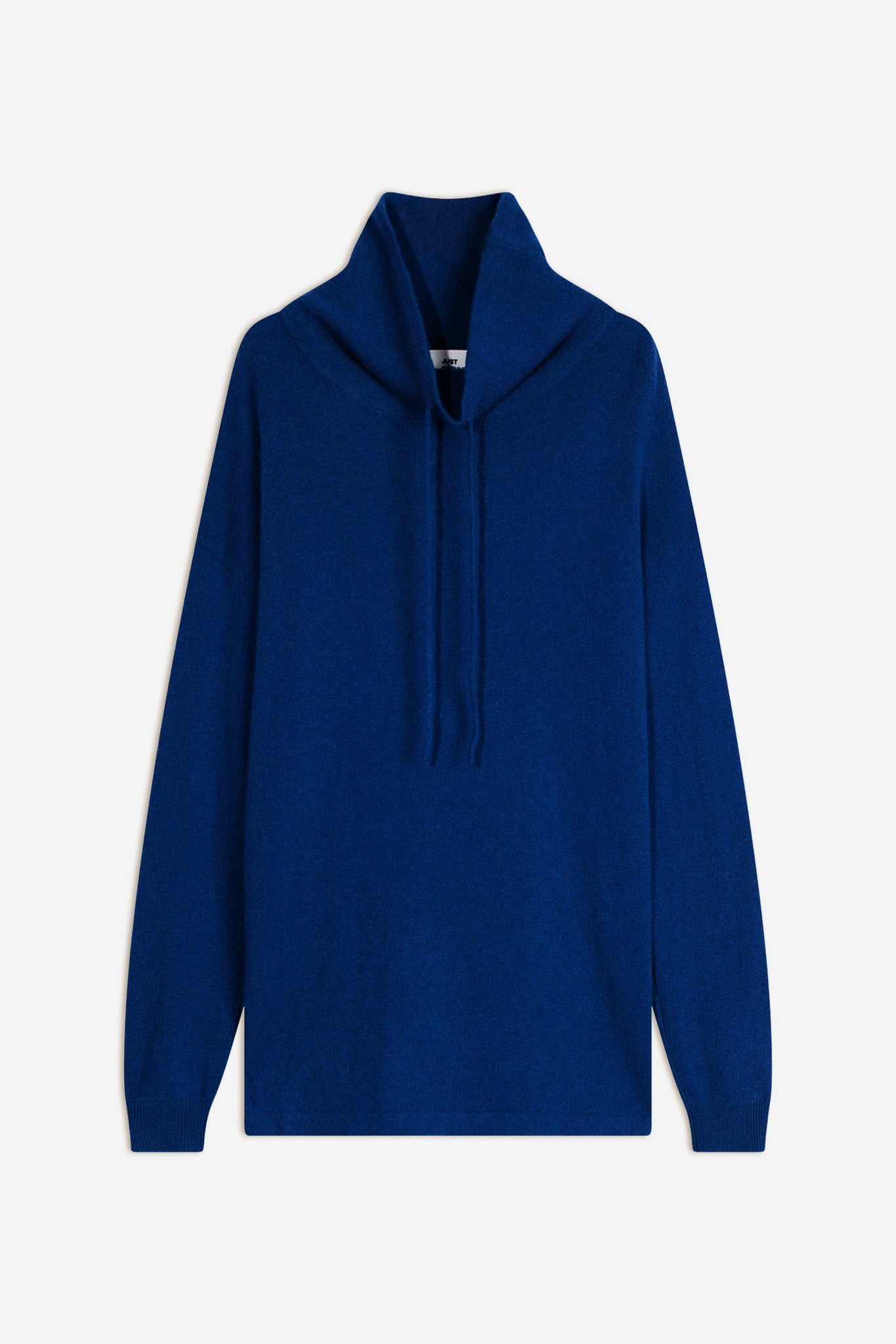melrose high-neck sweater in ultramarine blue