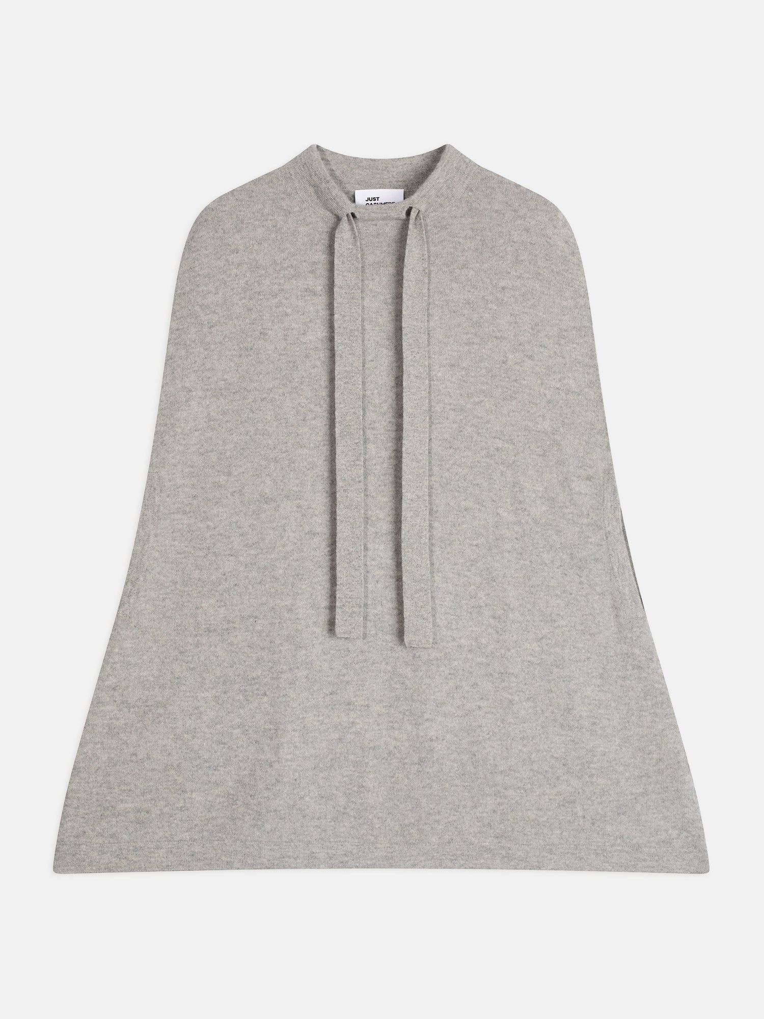 MIAMAR cape col rond gris chiné