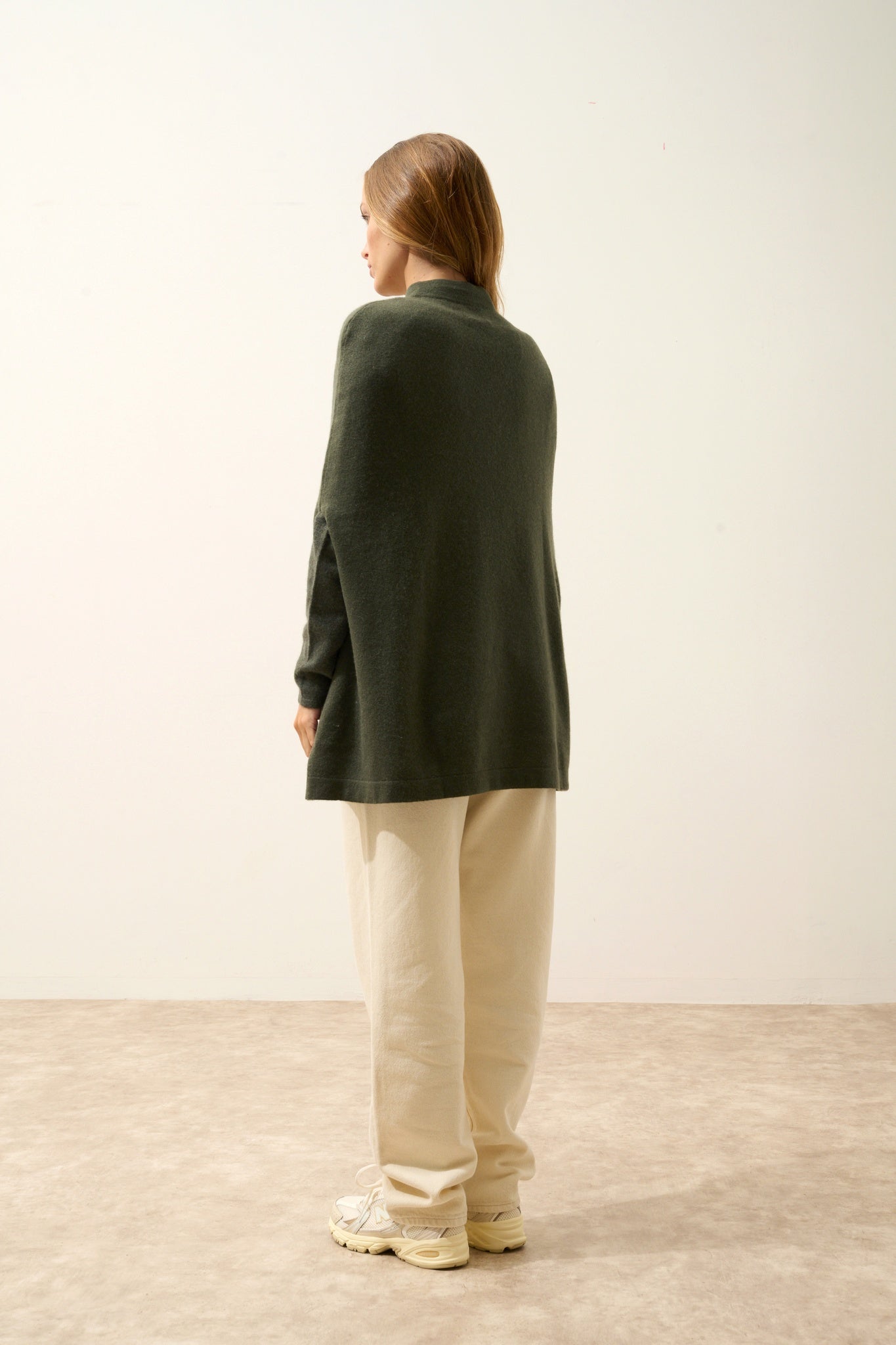 MIAMAR cape col rond kaki