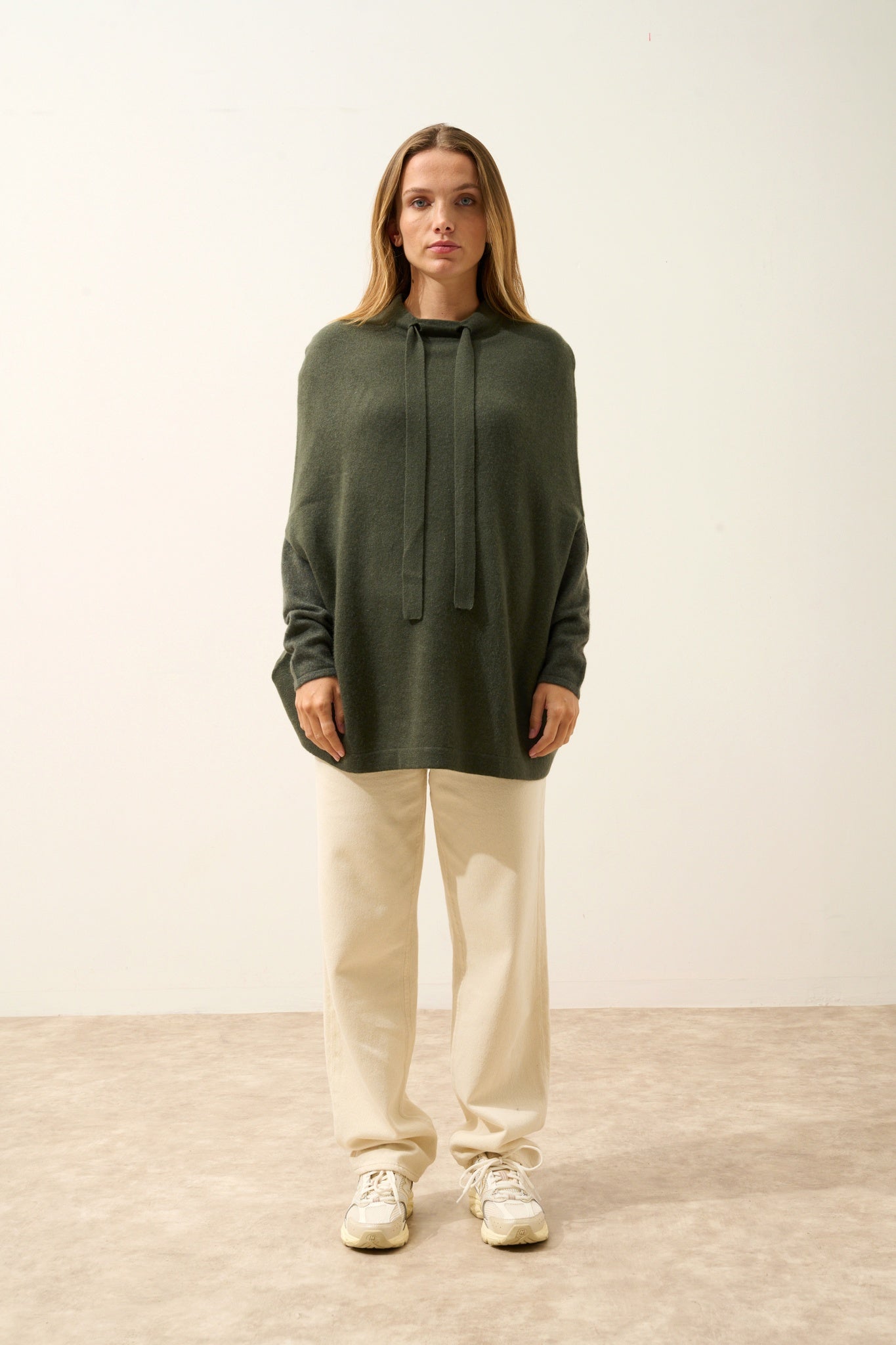 MIAMAR cape col rond kaki