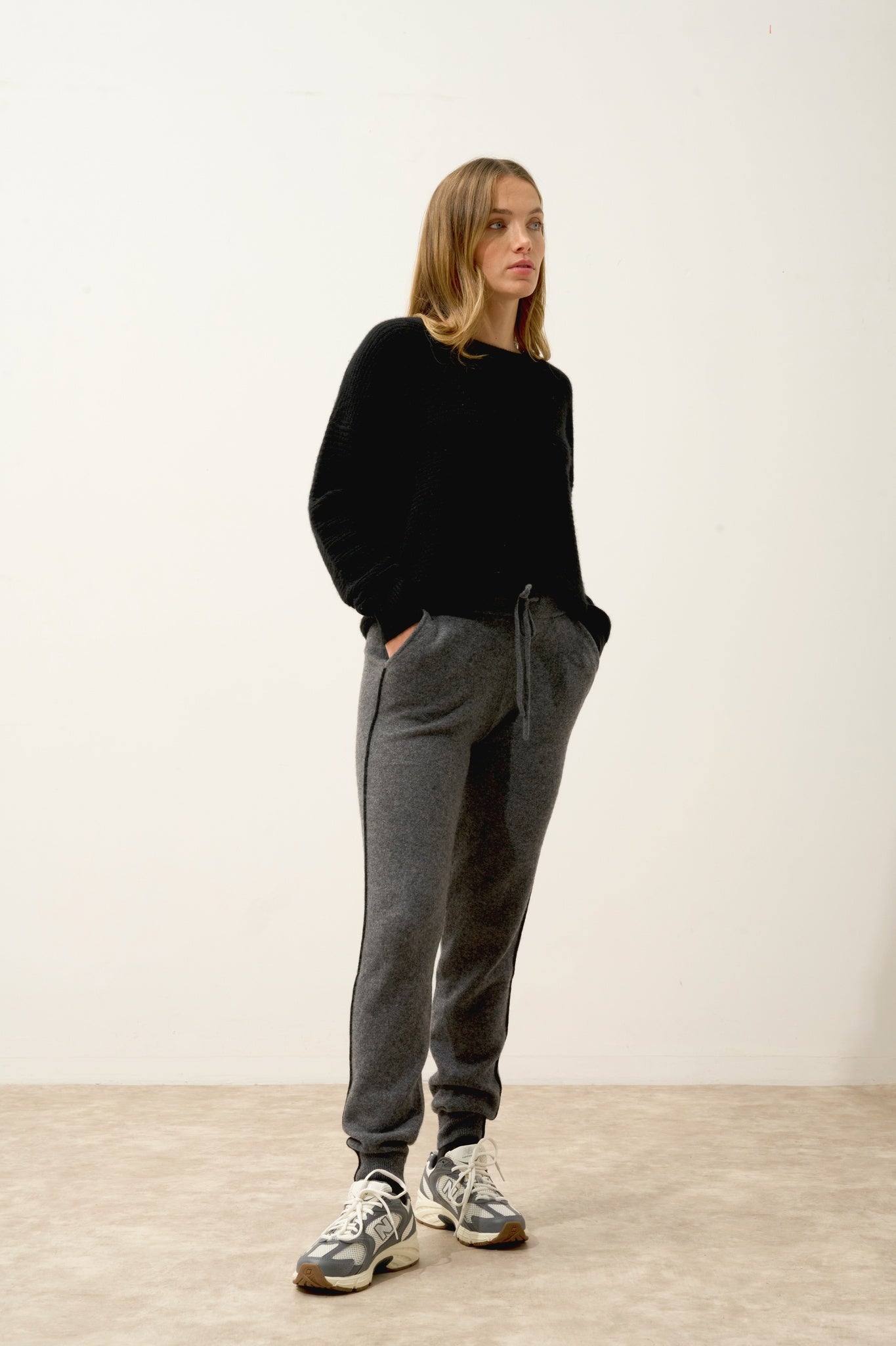 NARELLA jogging bi-color anthracite chiné/noir