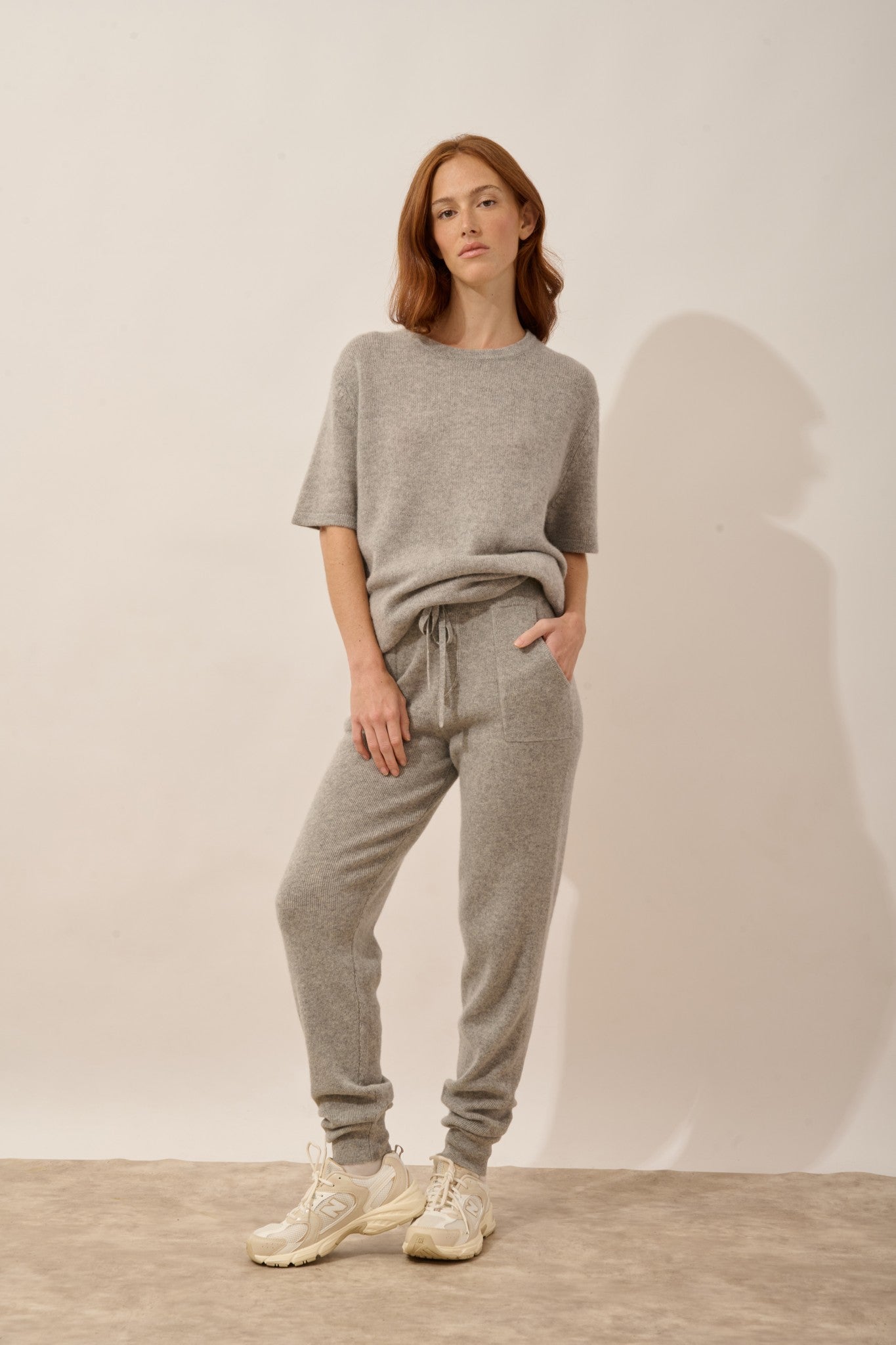 narel jogging gris chiné