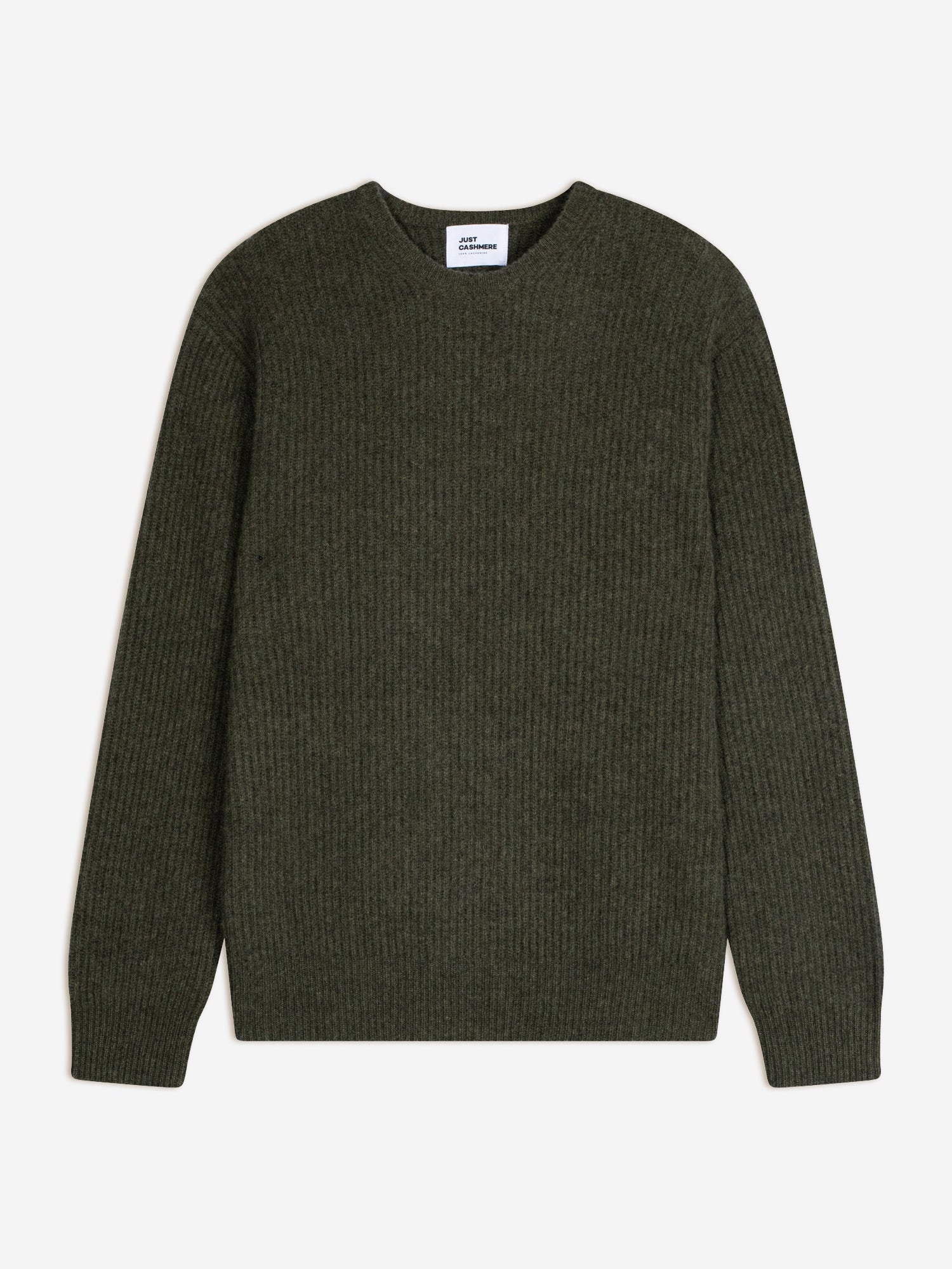 NASH round neck sweater, 4-ply army heather