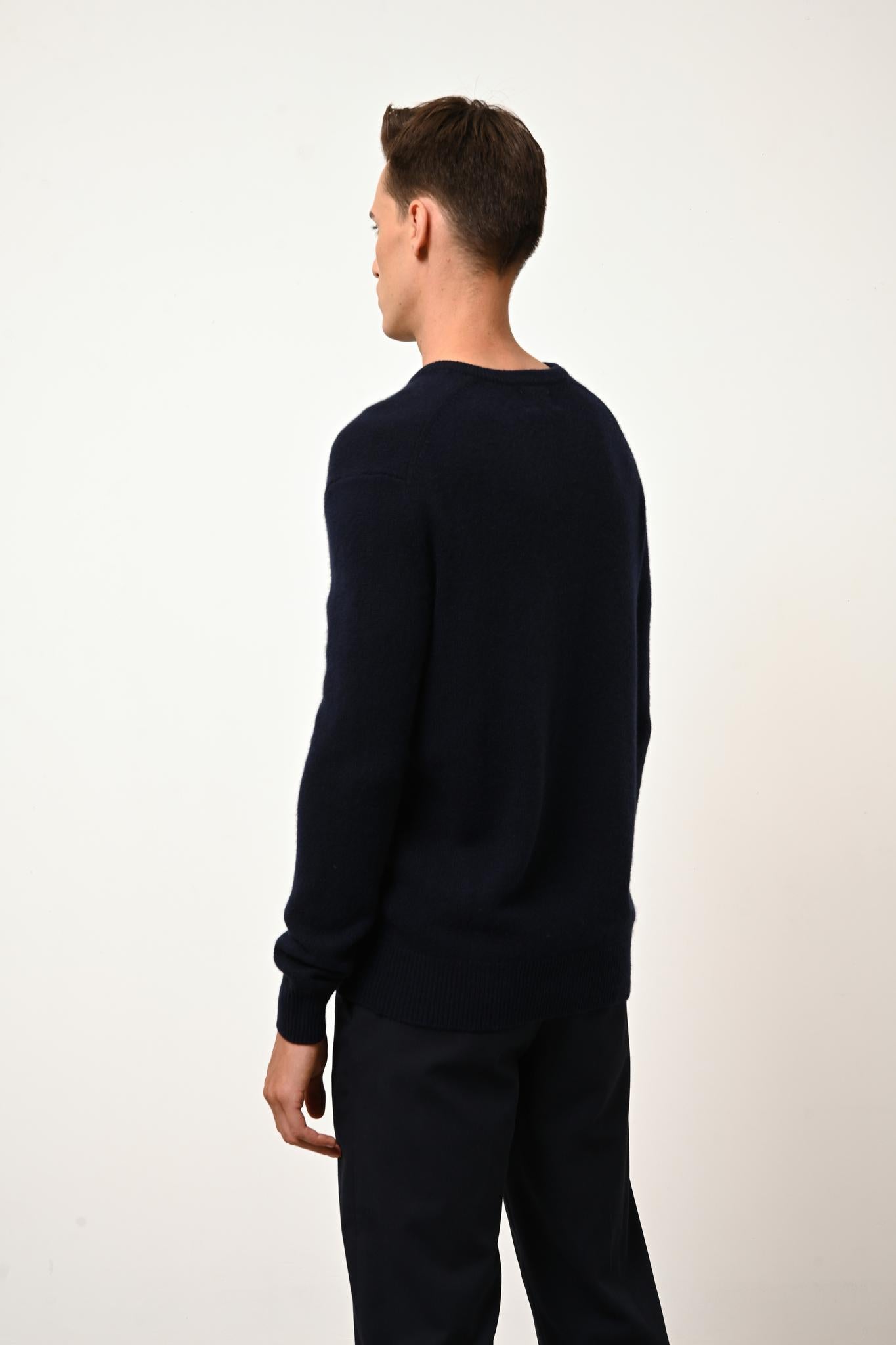 NATHAN v-neck sweater navy