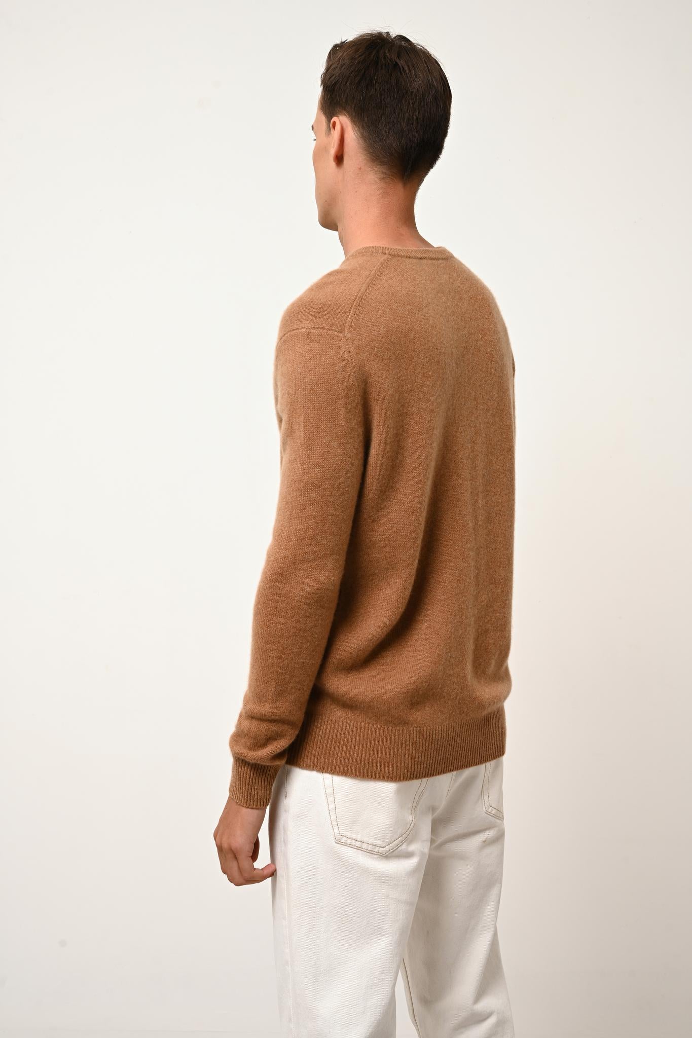 NATHAN v-neck sweater hazelnut