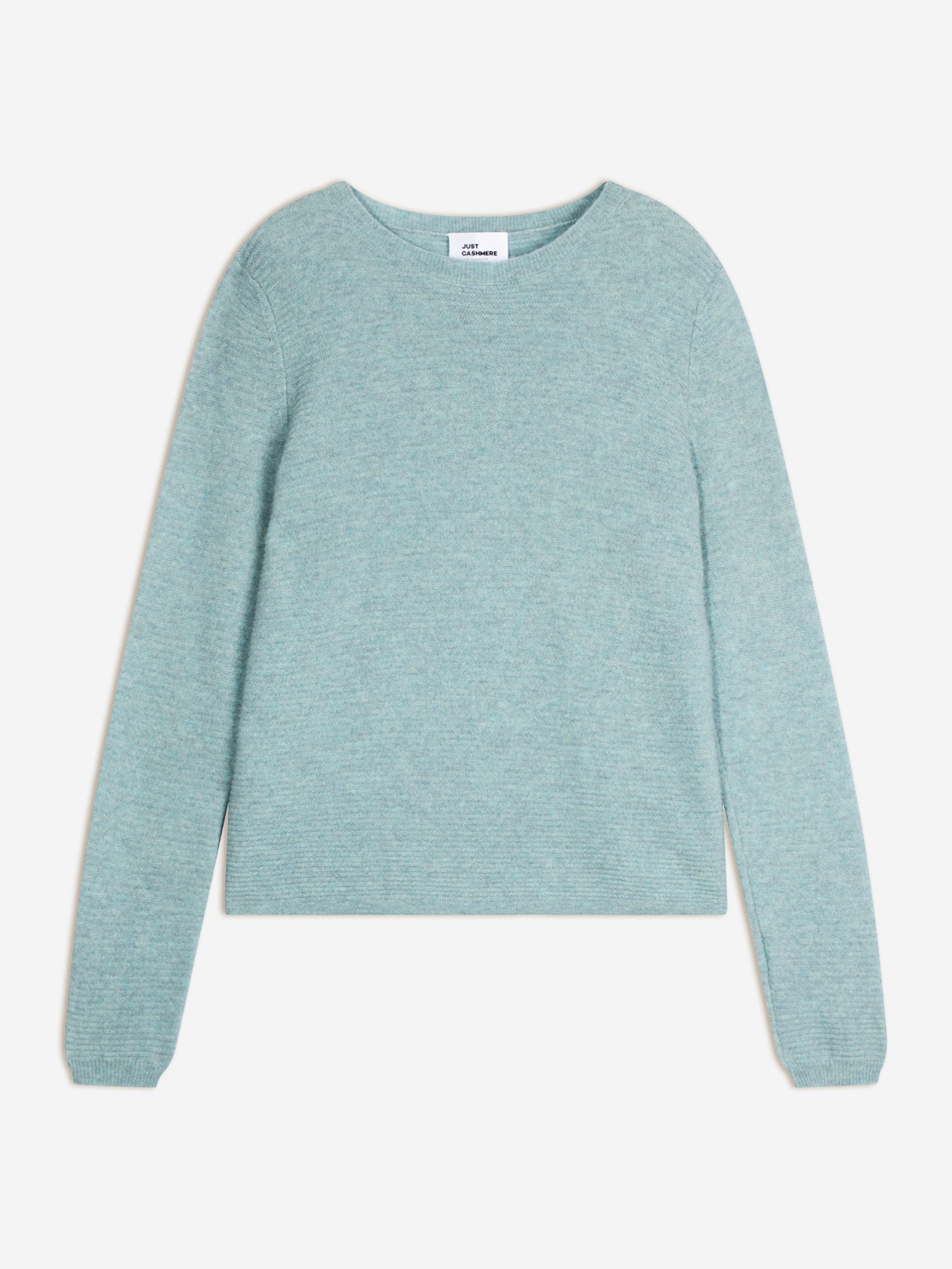 NETHY pull col bateau aqua chiné